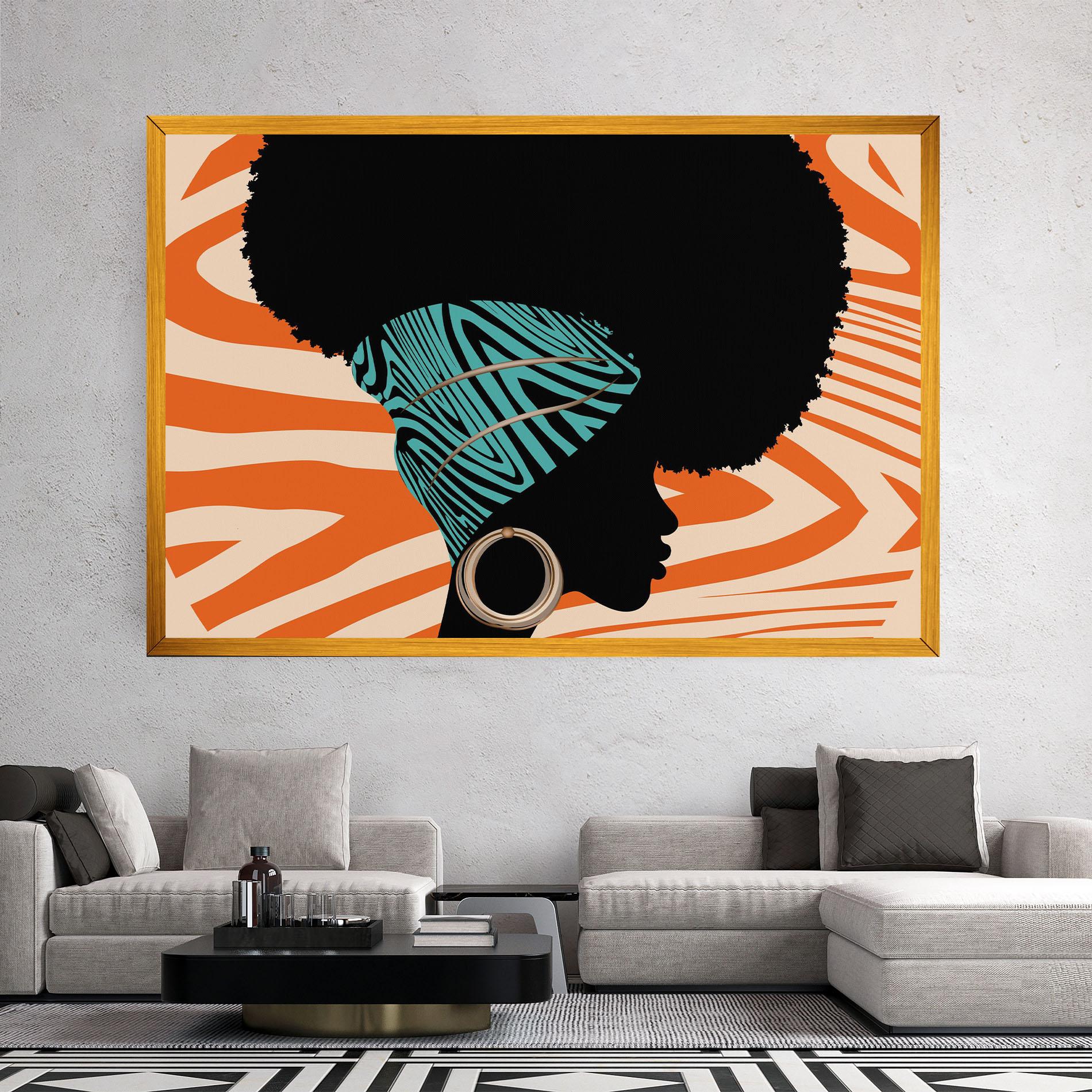 Tablou Canvas African Bandana mockup 2