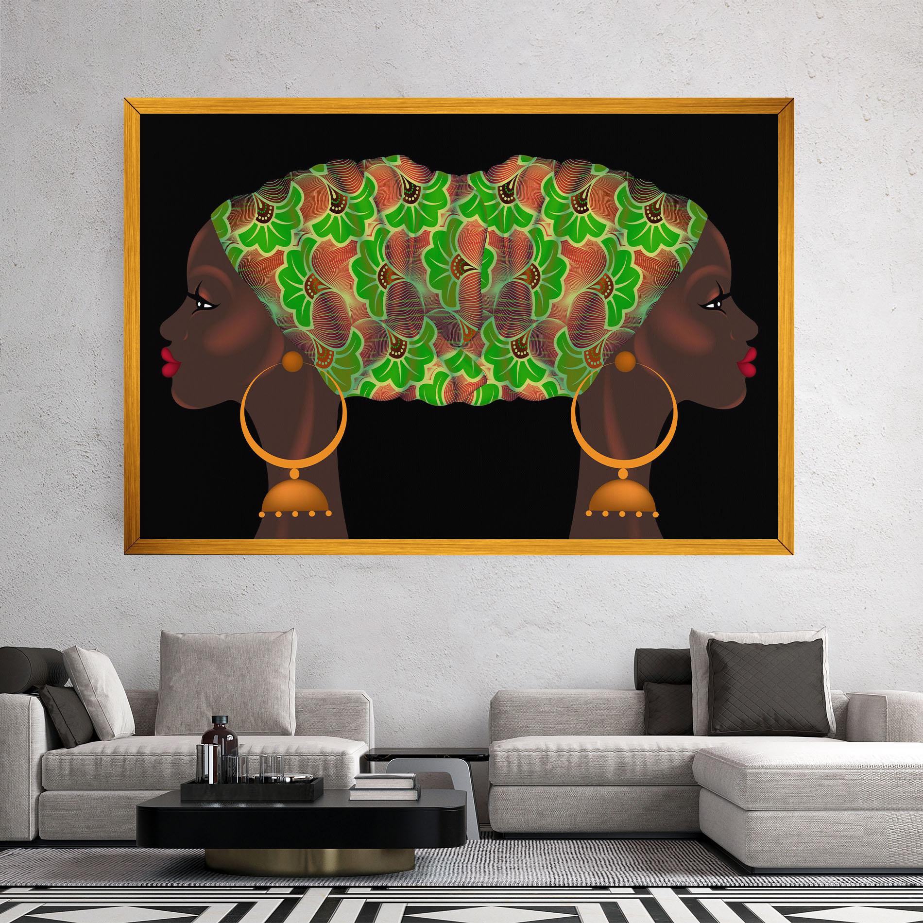 Tablou Canvas Ankara Headwrap mockup 2