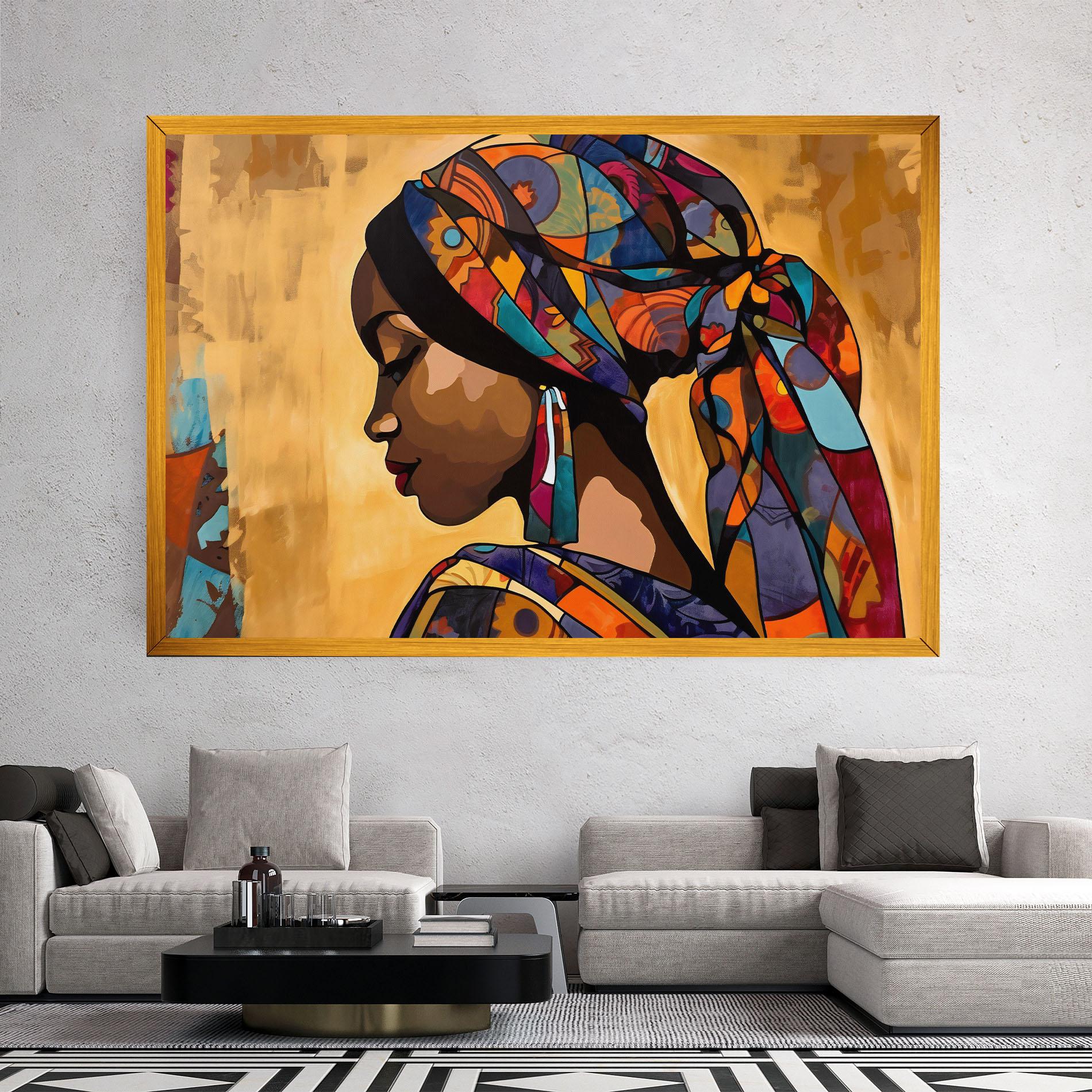 Tablou Canvas Headscarf Pretty Woman mockup 2