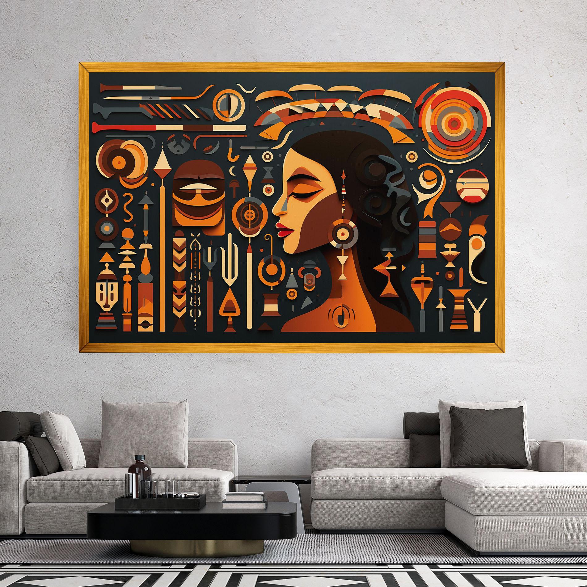 Tablou Canvas Old Cultural Elements mockup 2