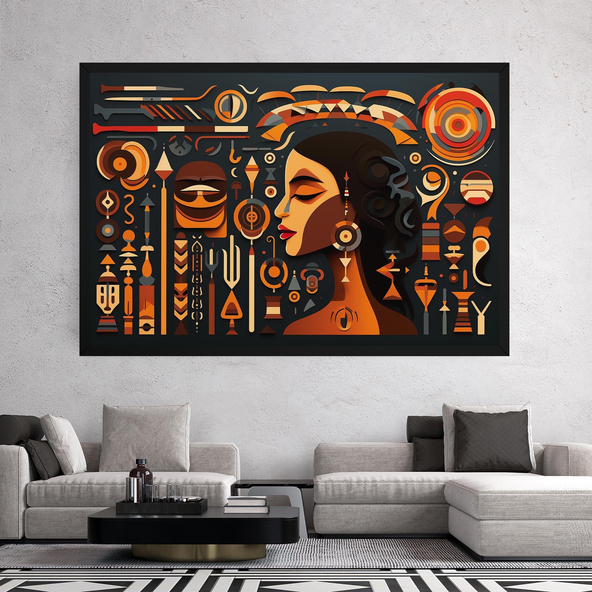 Tablou Canvas Old Cultural Elements mockup 2