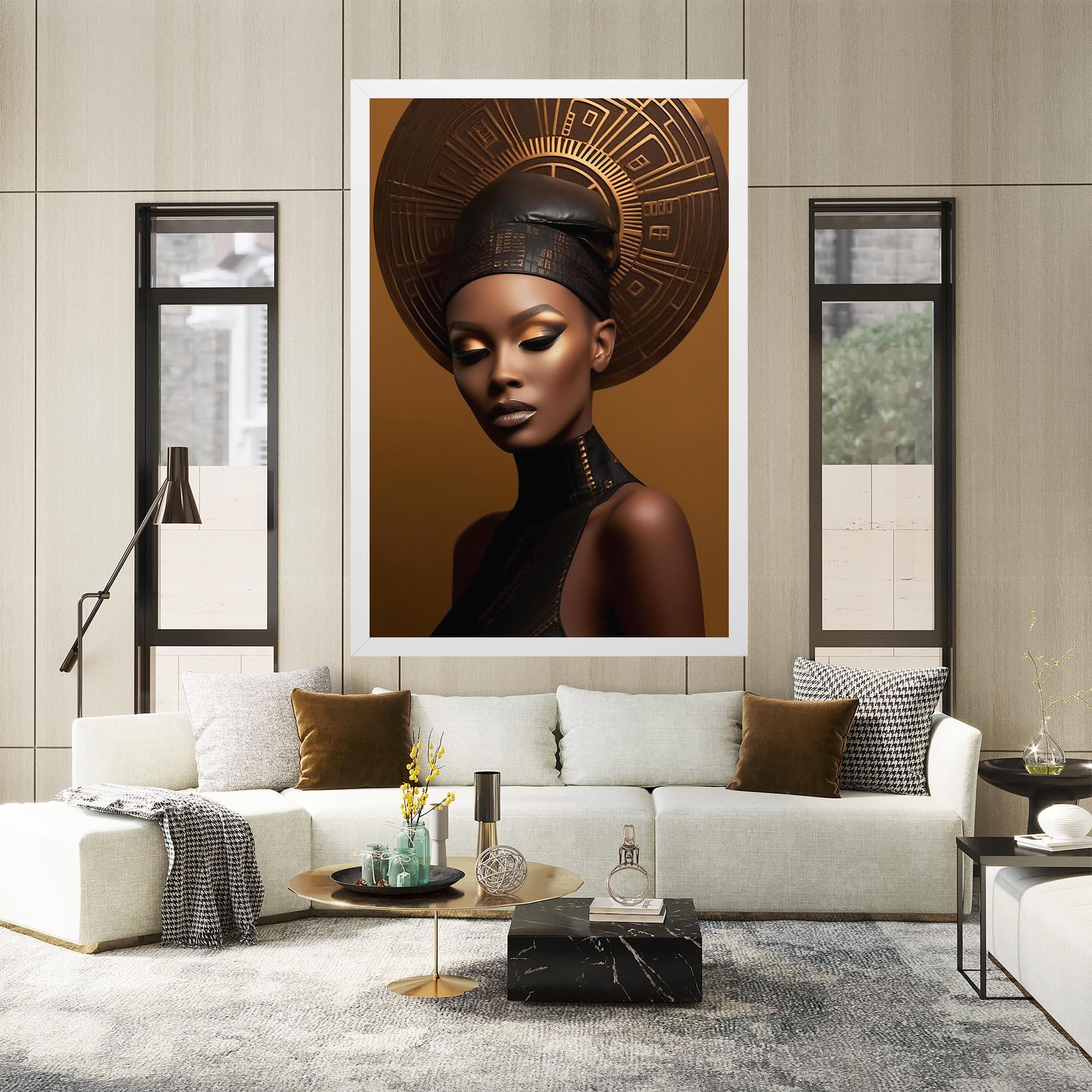 Tablou Canvas African Abstract Art mockup 2
