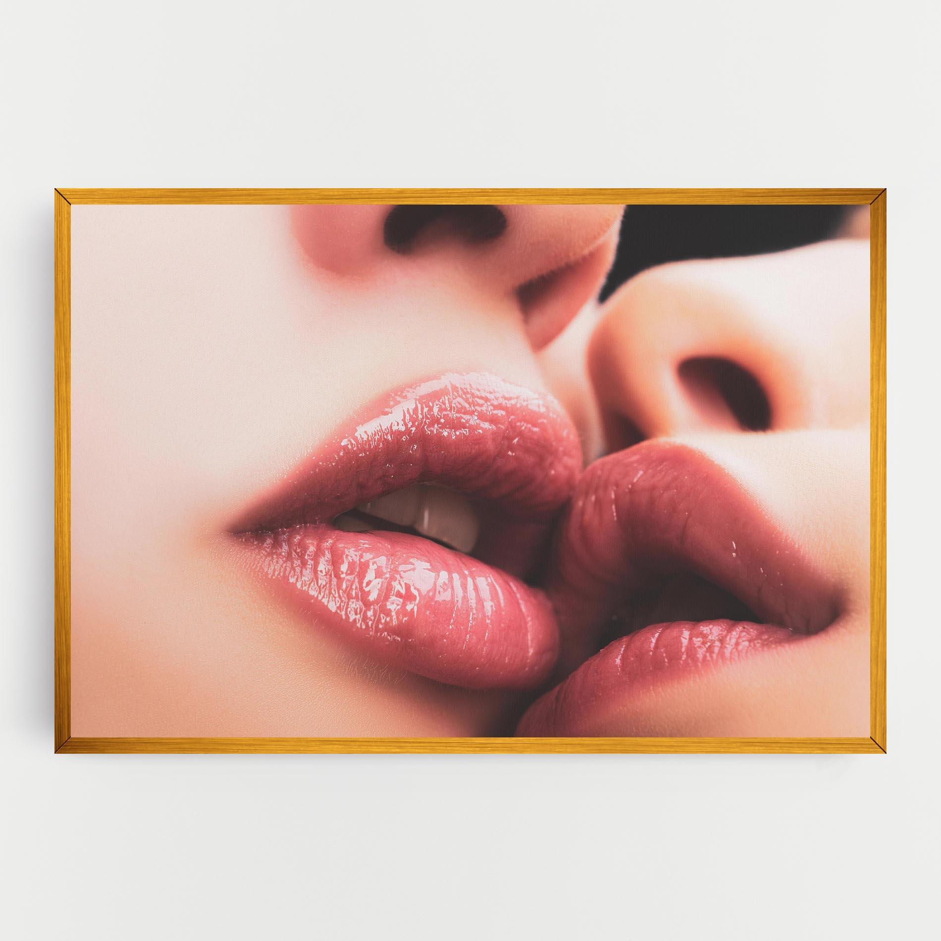 Tablou Canvas Beautiful Lips mockup 0