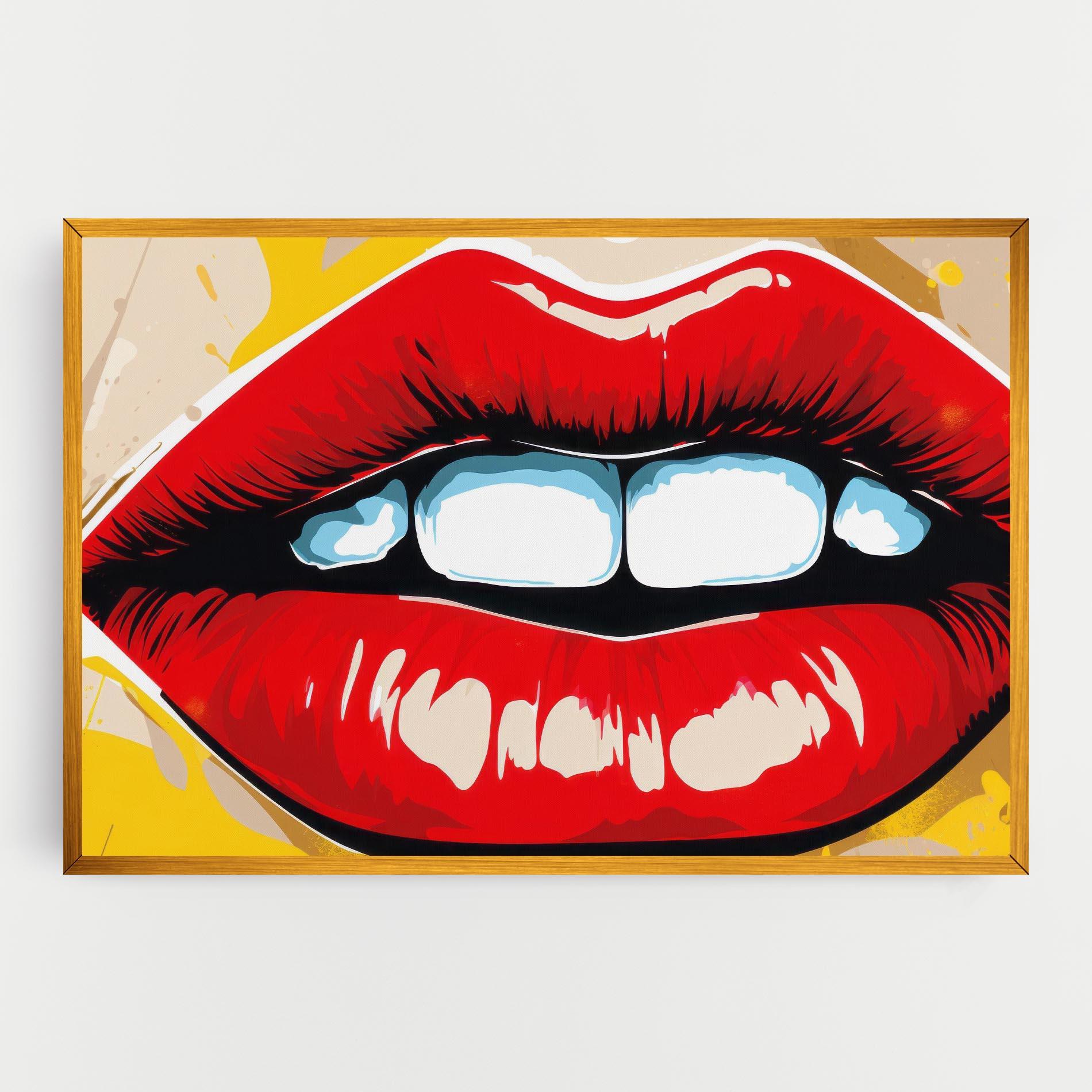 Tablou Canvas Pop Lips mockup 0