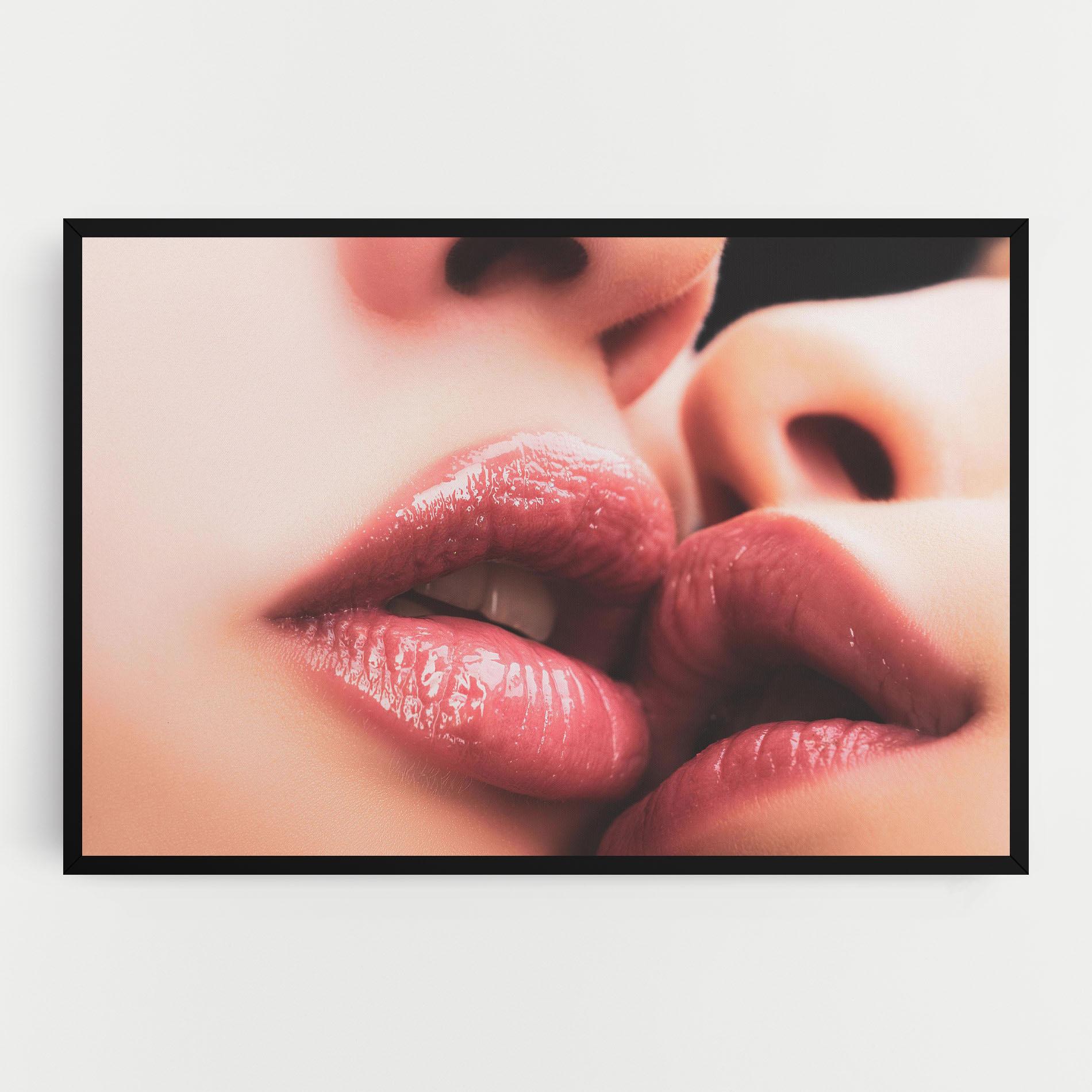 Tablou Canvas Beautiful Lips mockup 0