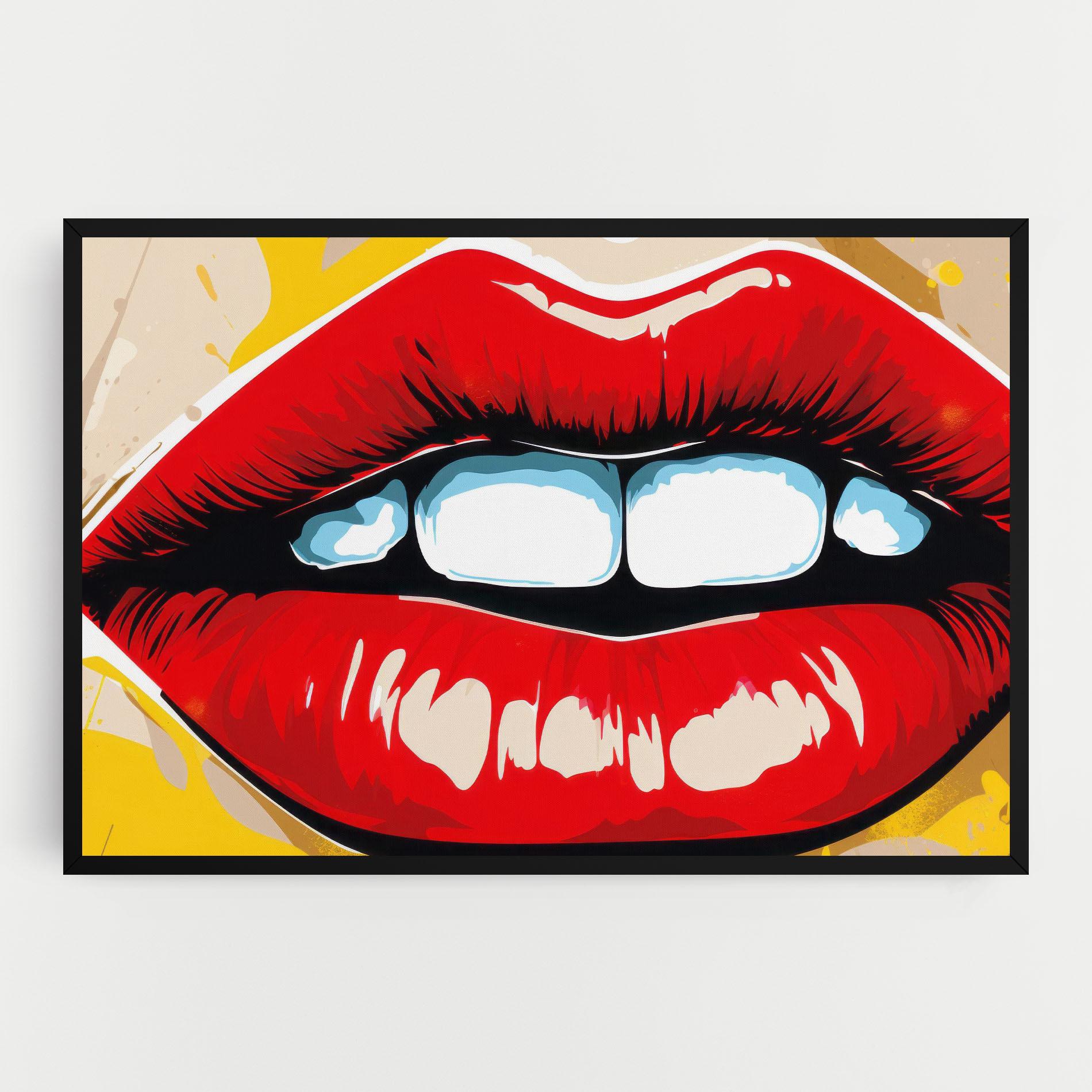 Tablou Canvas Pop Lips mockup 0
