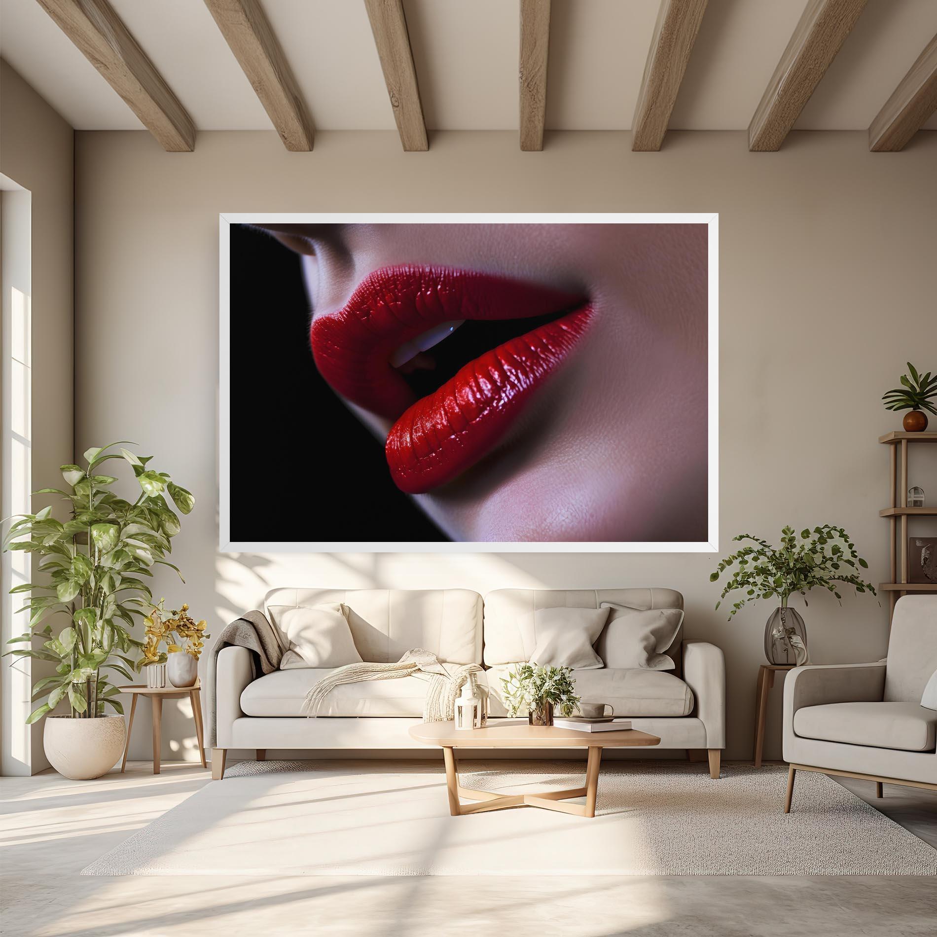 Tablou Canvas Close Up Woman mockup 6