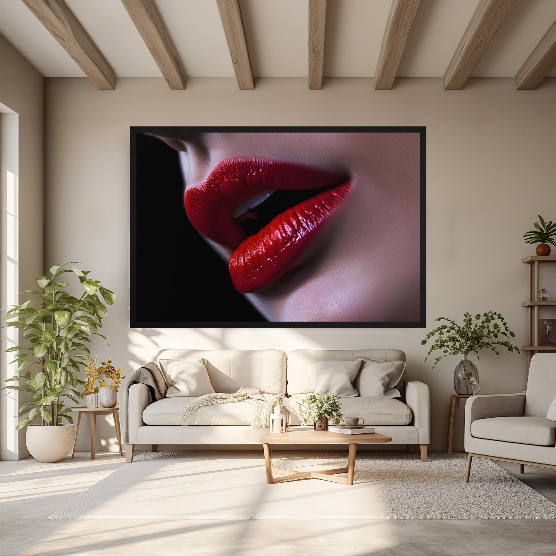 Tablou Canvas Close Up Woman mockup 6