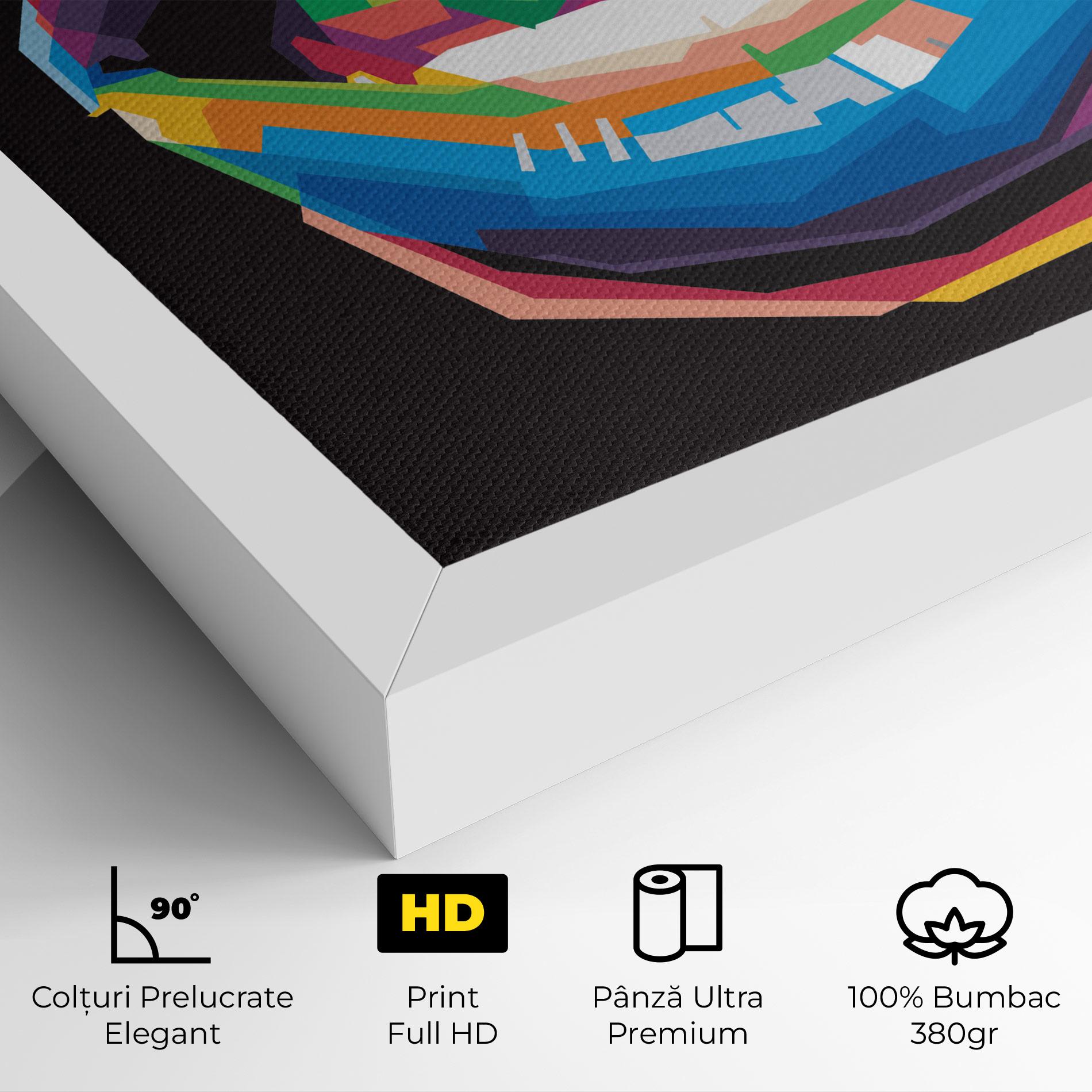 Tablou Canvas Lips Toungue mockup 4