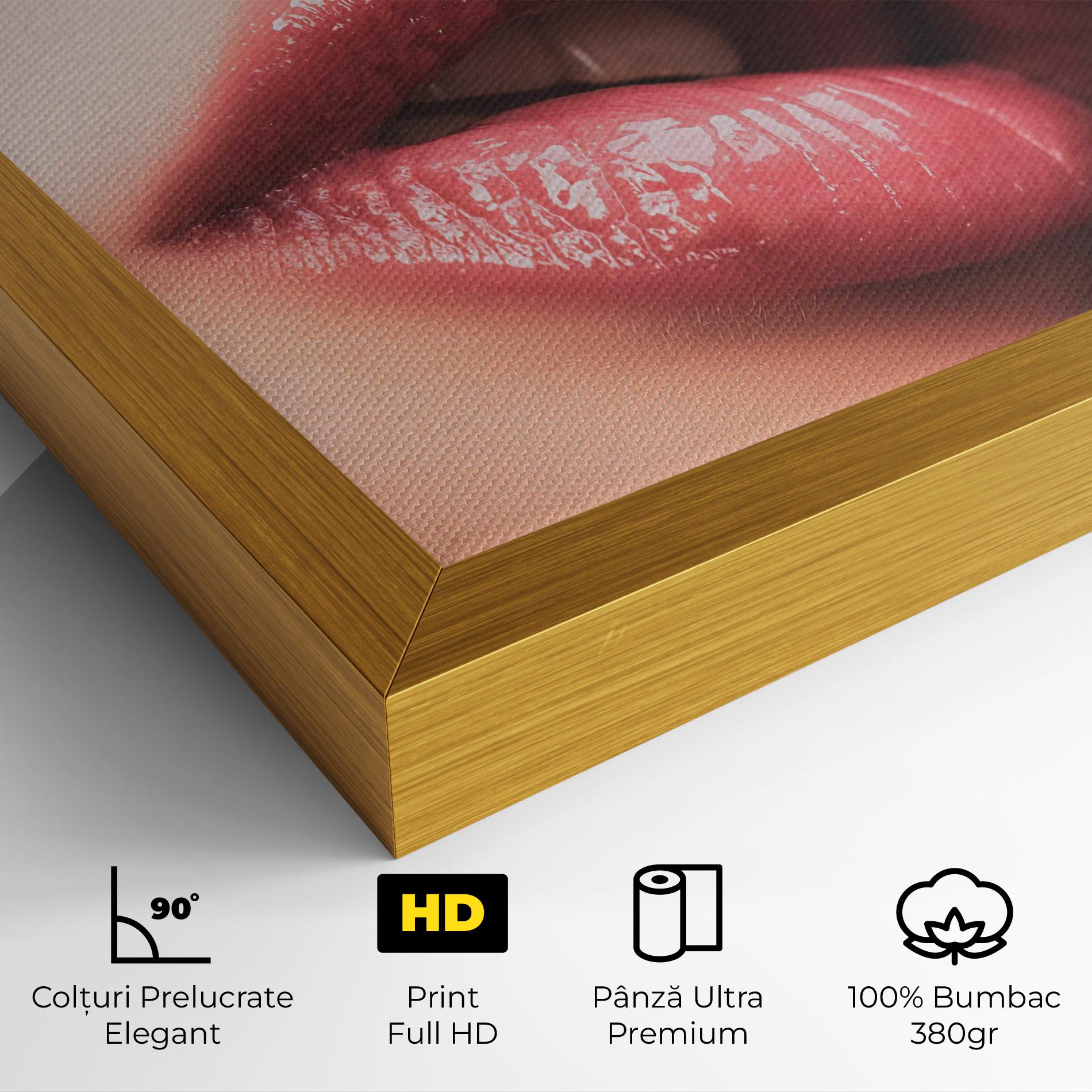 Tablou Canvas Beautiful Lips mockup 4