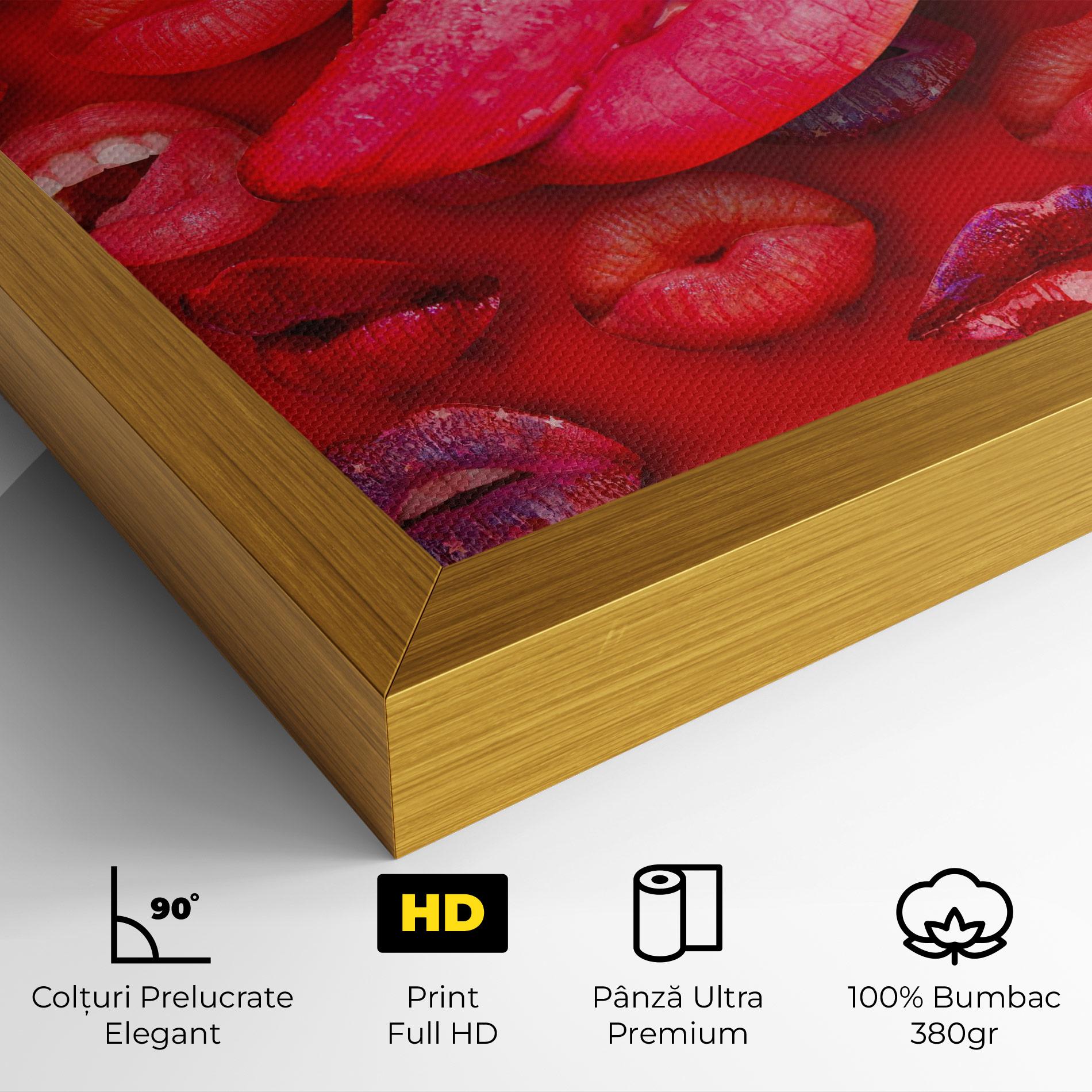 Tablou Canvas Big Tongue Collage mockup 4