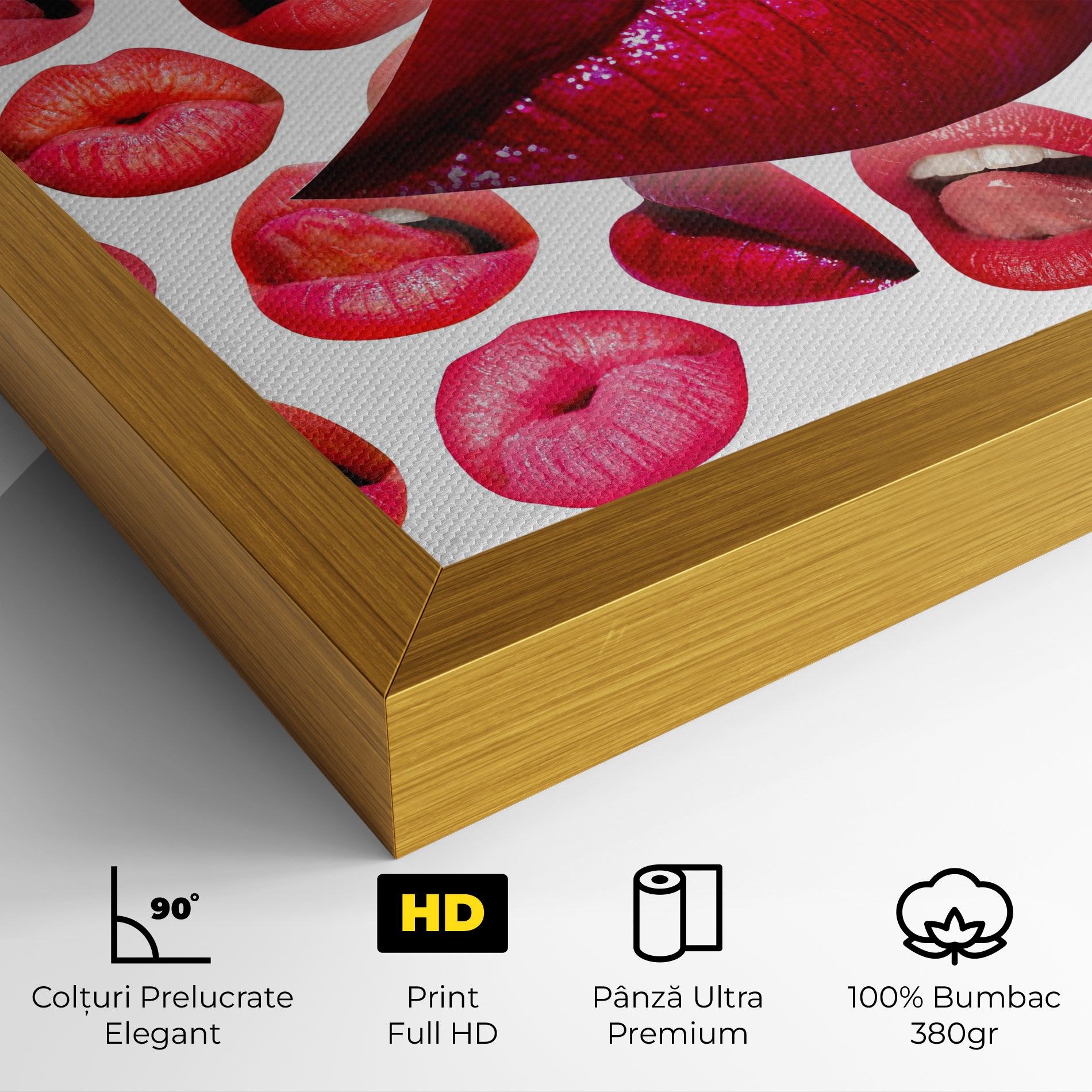 Red Lip Female mockup 4