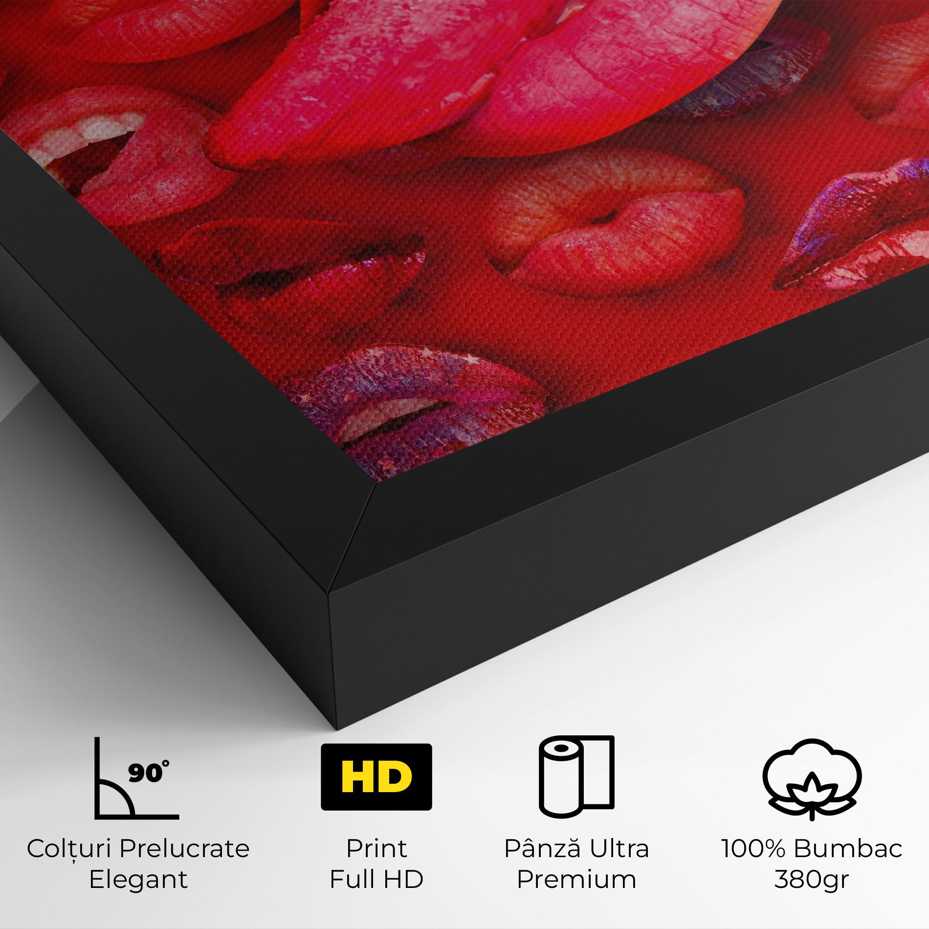 Tablou Canvas Big Tongue Collage mockup 4