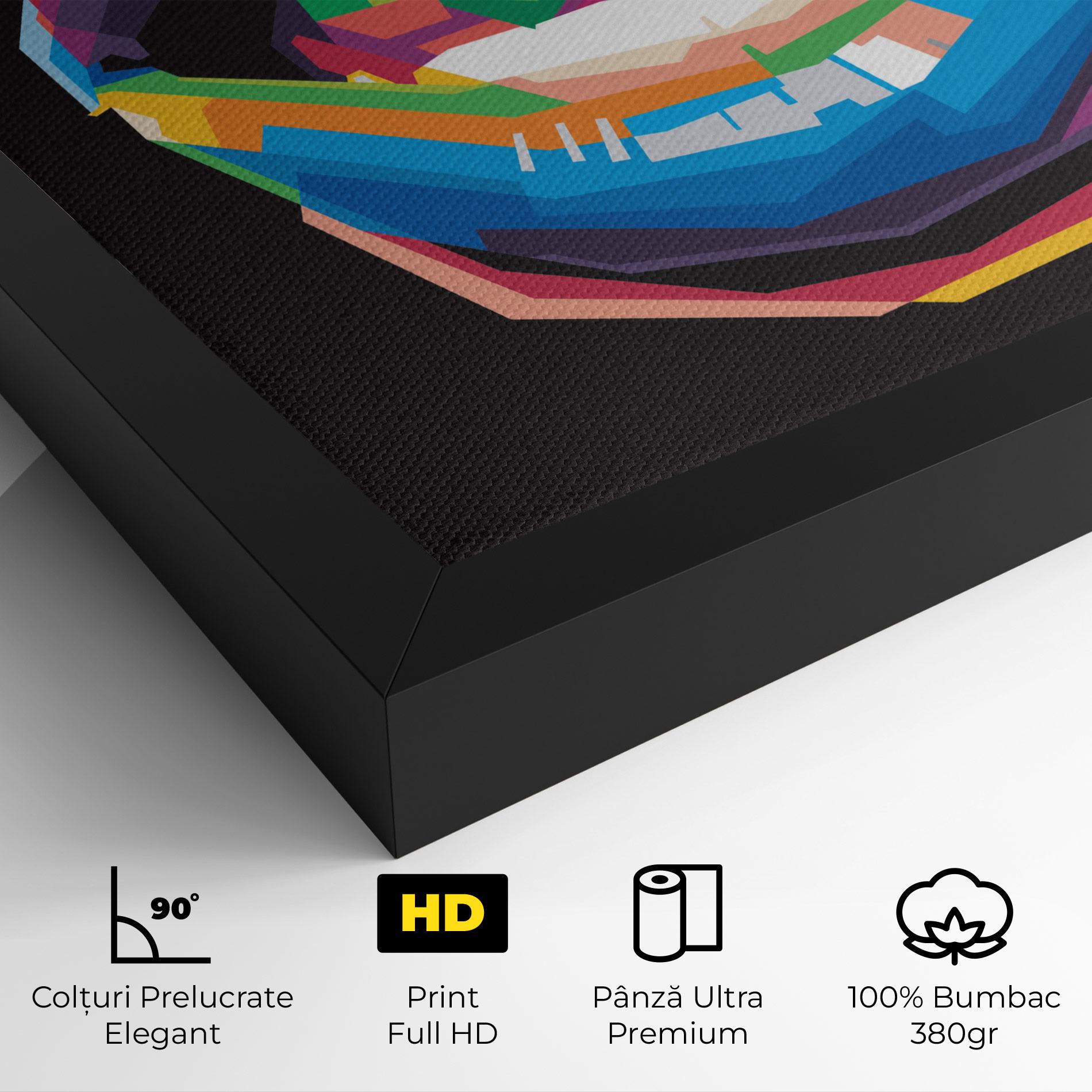 Tablou Canvas Lips Toungue mockup 4