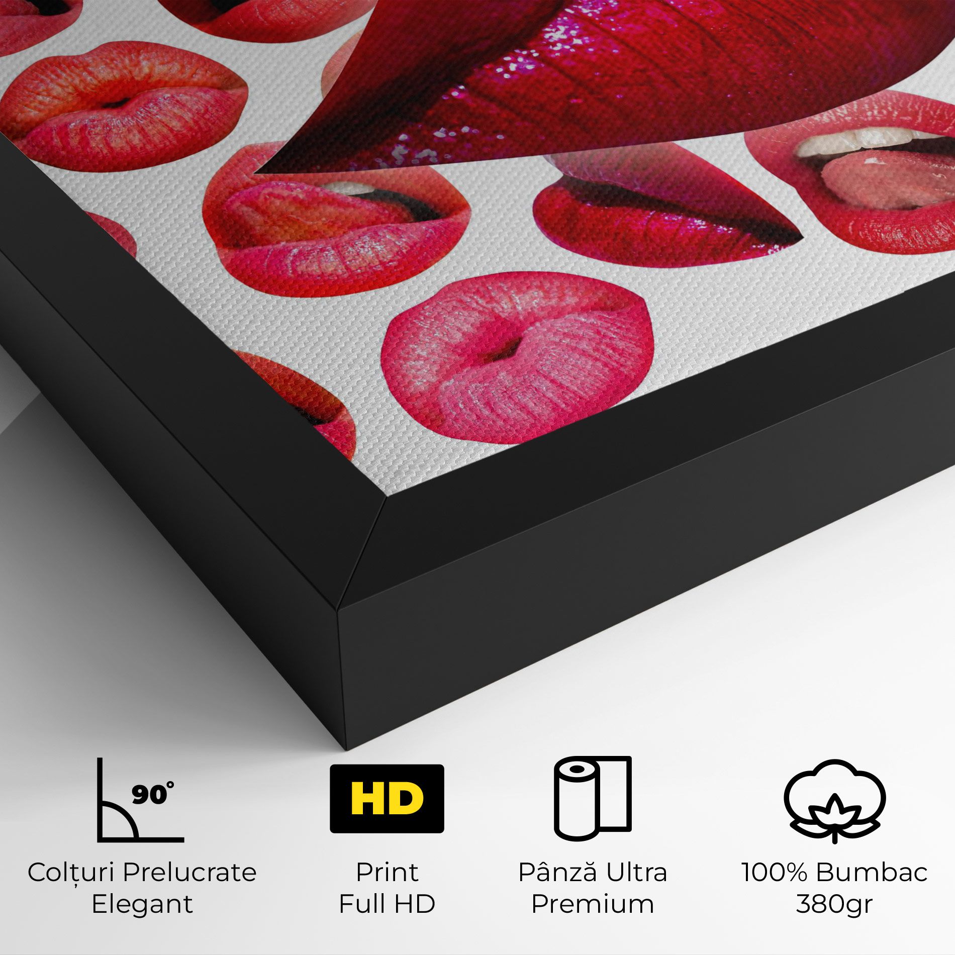 Red Lip Female mockup 4