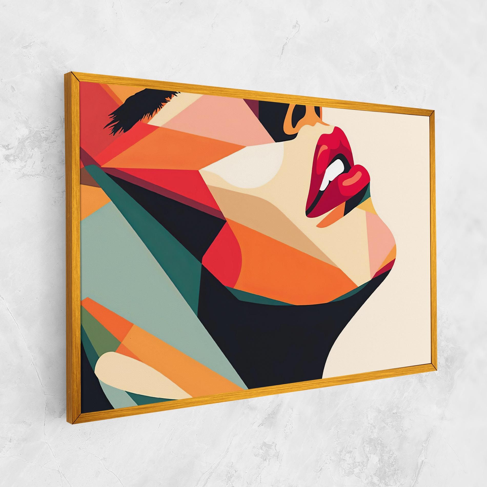 Abstract Lips mockup 1