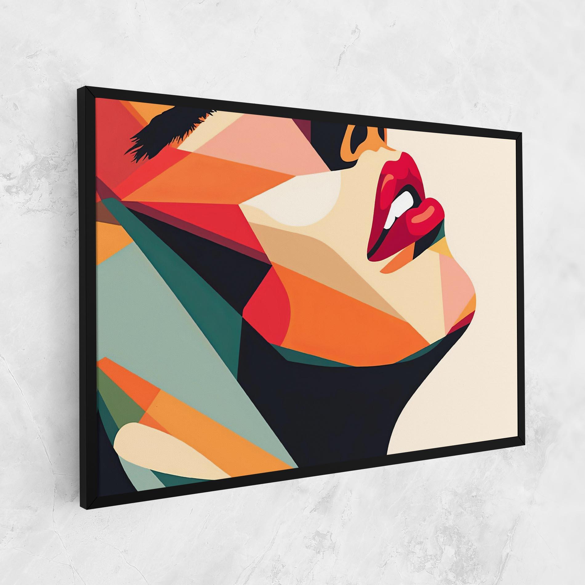 Tablou Canvas Abstract Lips mockup 1