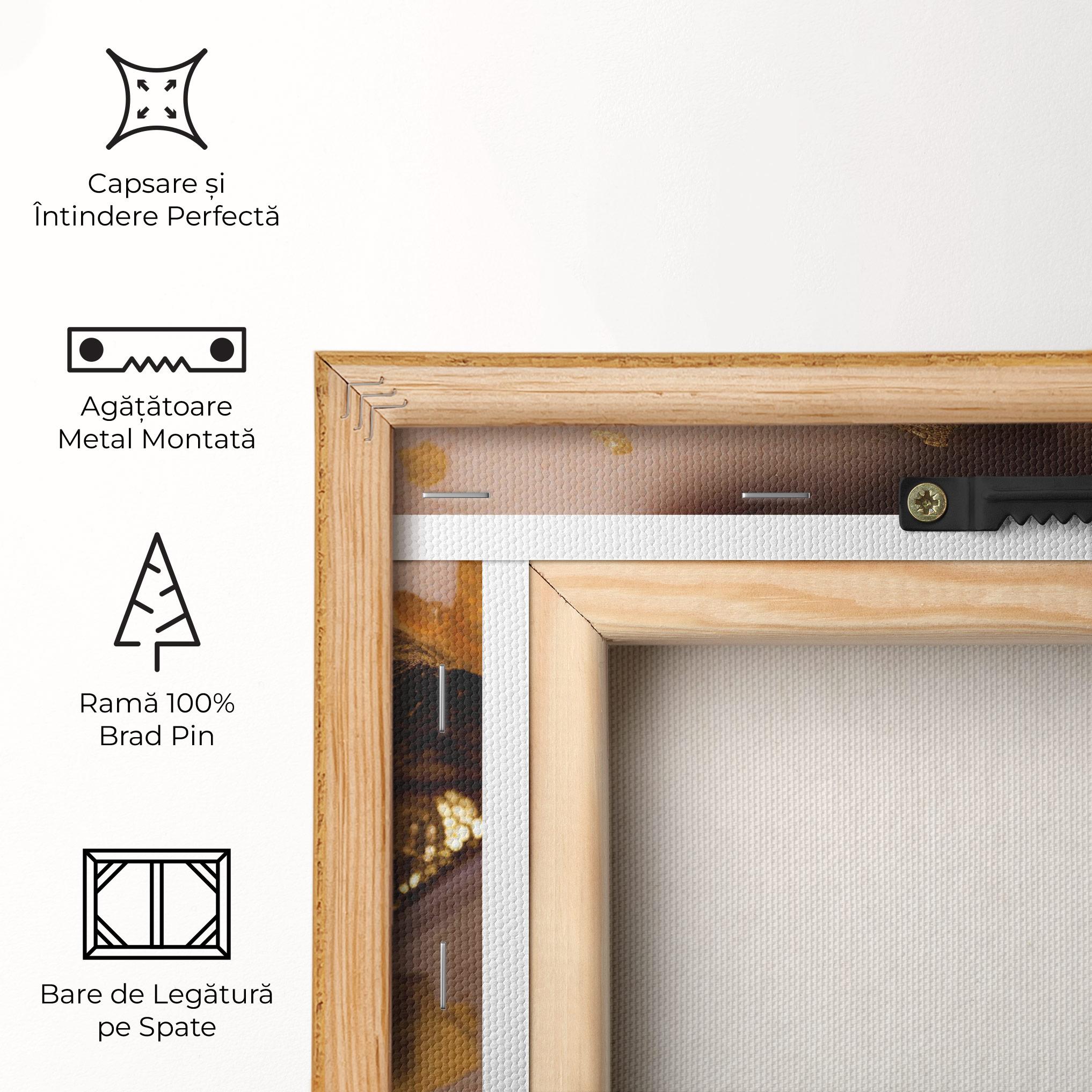 Tablou Canvas Close Gold Lips mockup 5