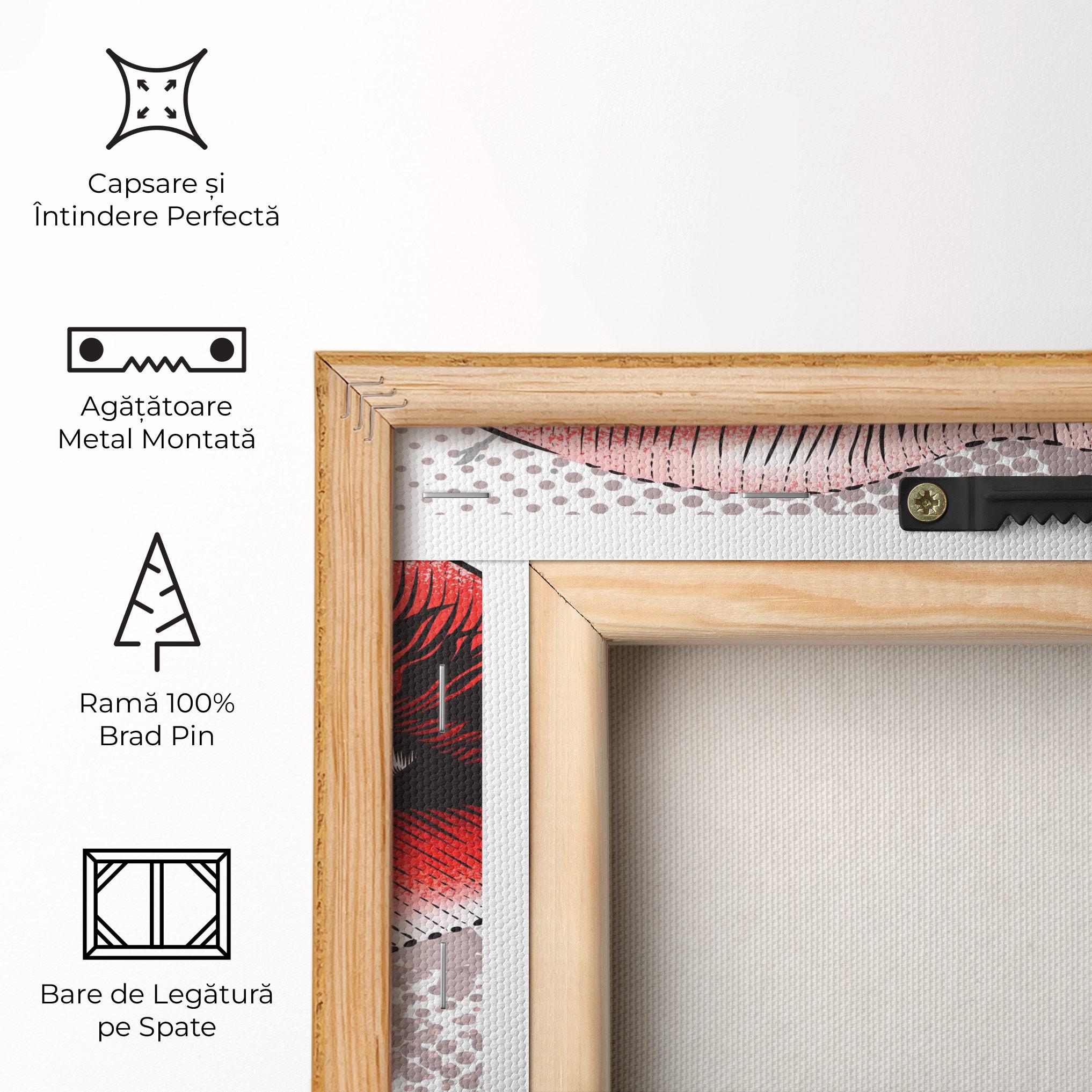 Tablou Canvas Lips Pop Artistic mockup 5