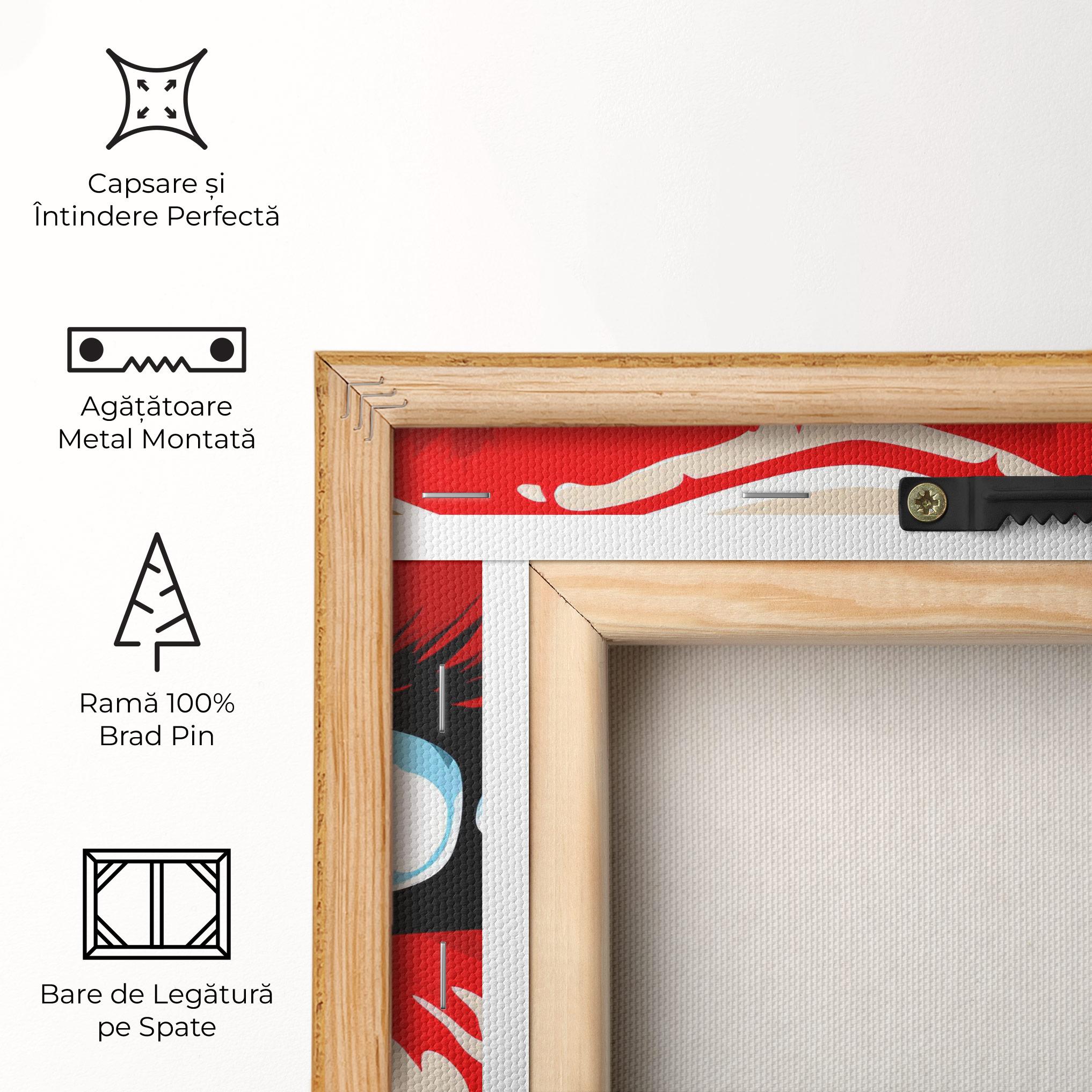 Tablou Canvas Pop Lips mockup 5