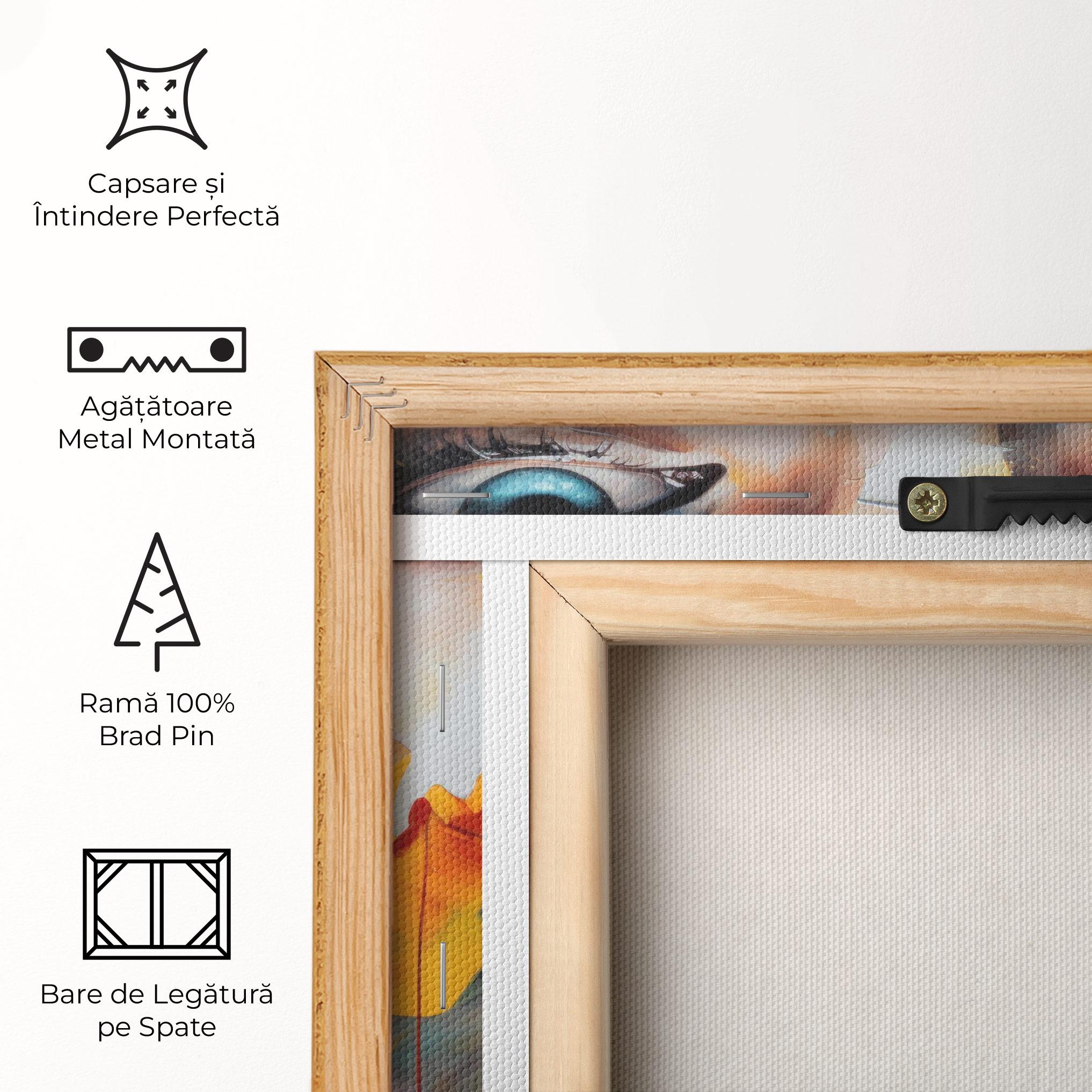 Tablou Canvas Woman Abstract Lips mockup 5