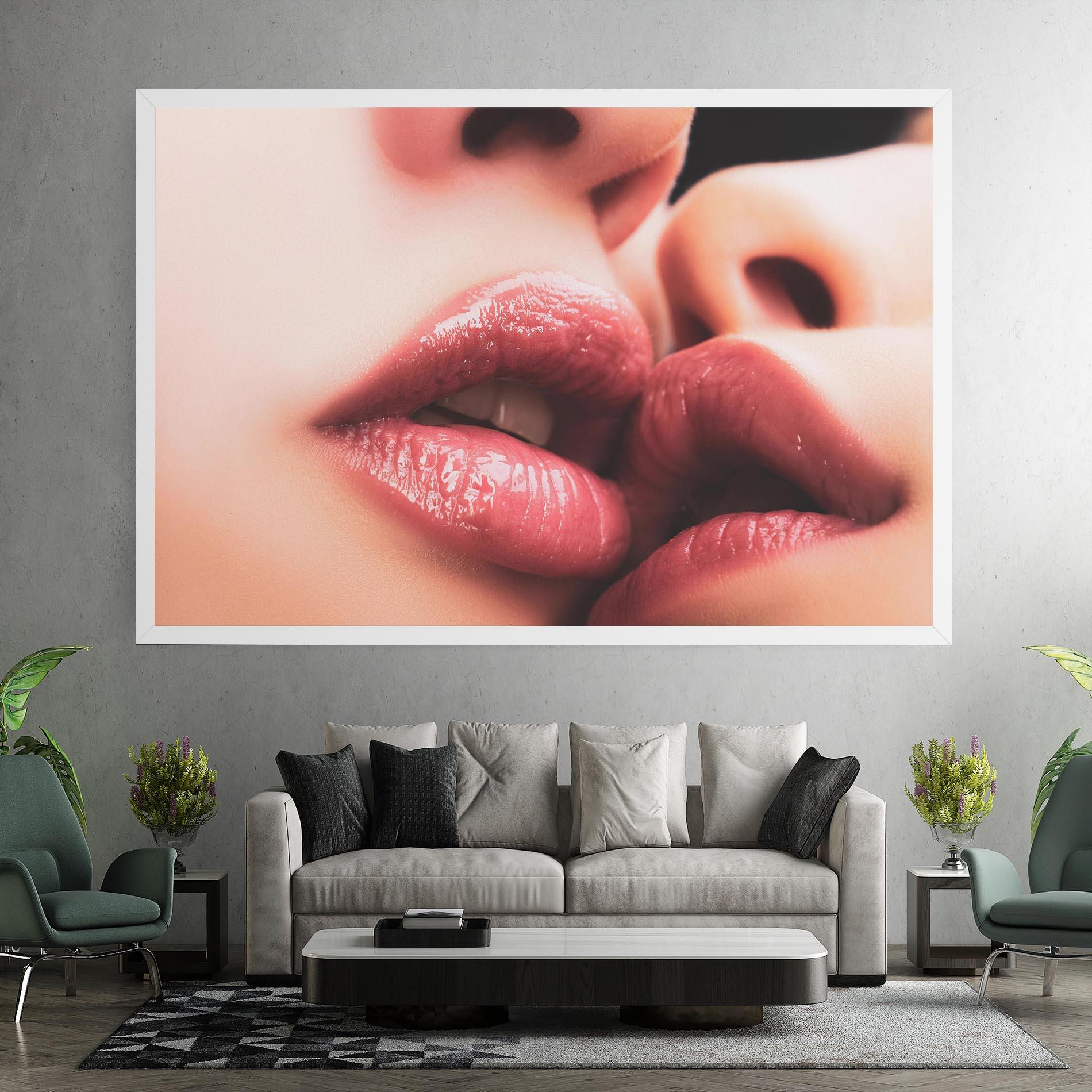 Tablou Canvas Beautiful Lips mockup 7