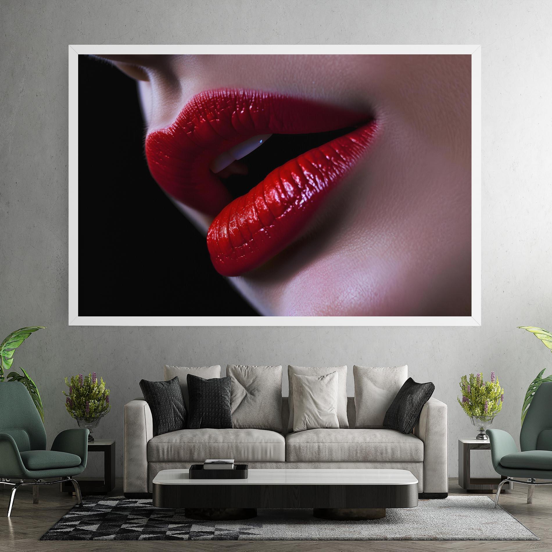 Tablou Canvas Close Up Woman mockup 7