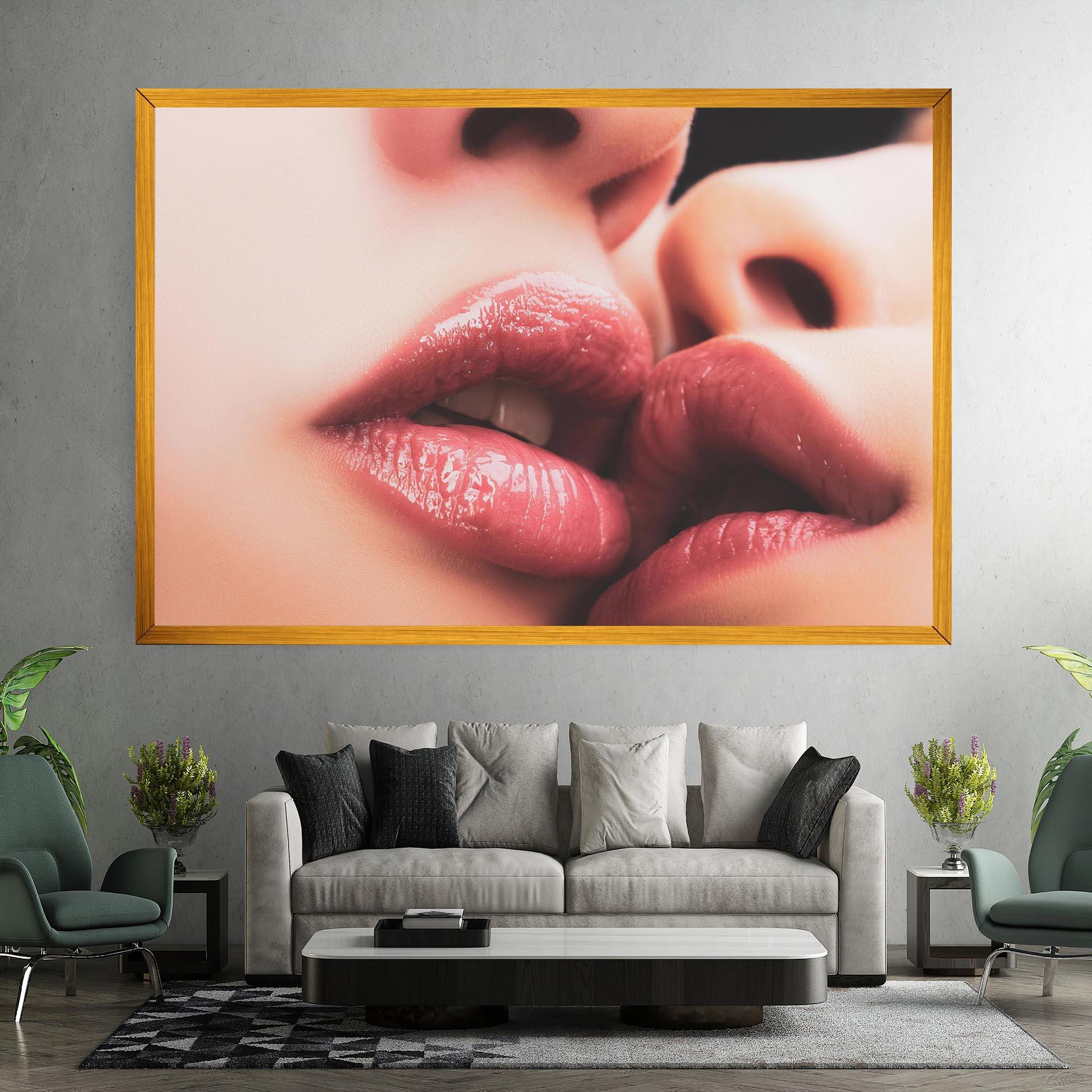 Tablou Canvas Beautiful Lips mockup 7