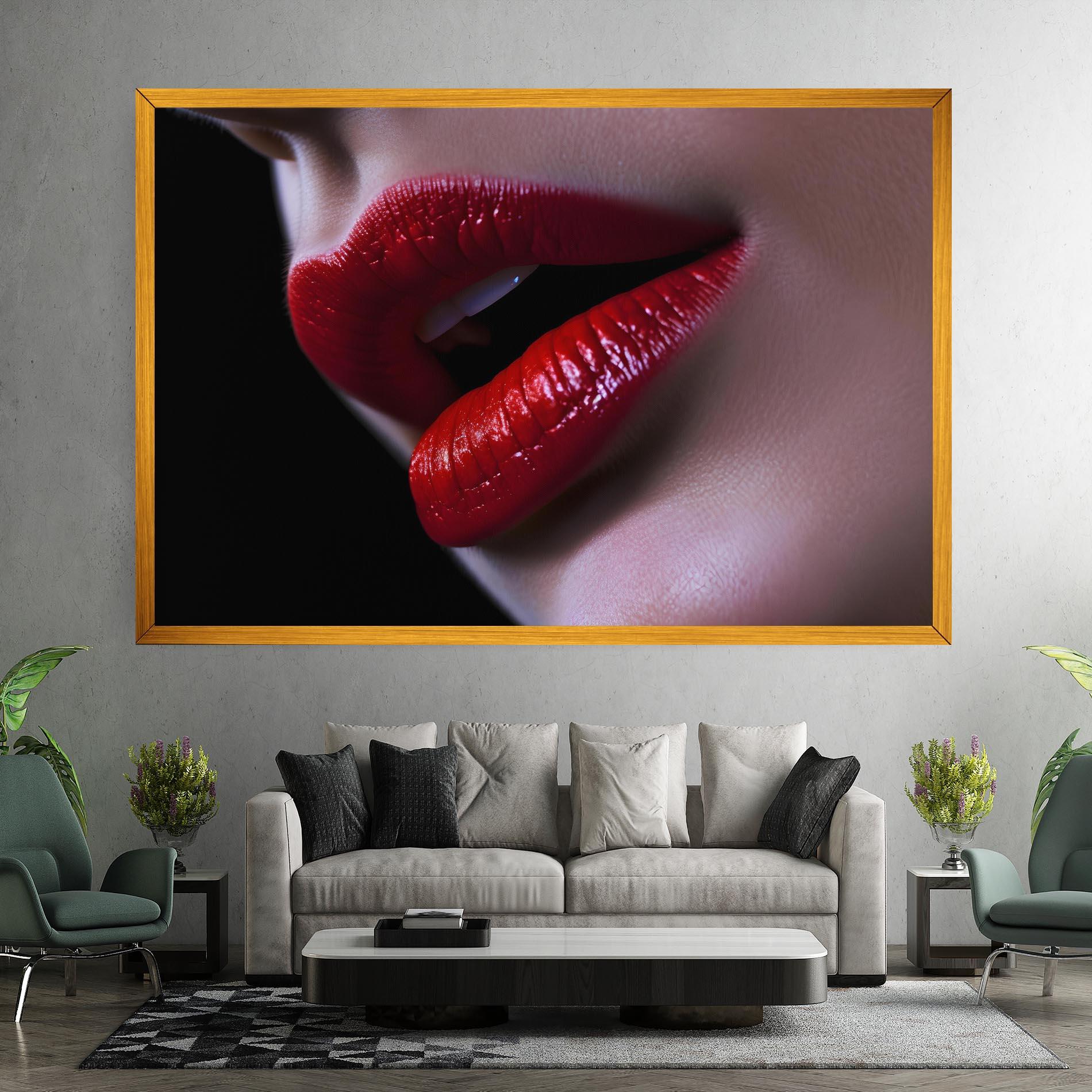 Tablou Canvas Close Up Woman mockup 7