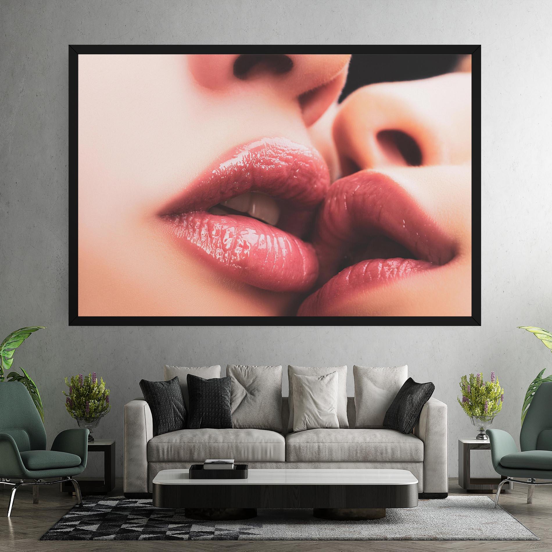 Tablou Canvas Beautiful Lips mockup 7
