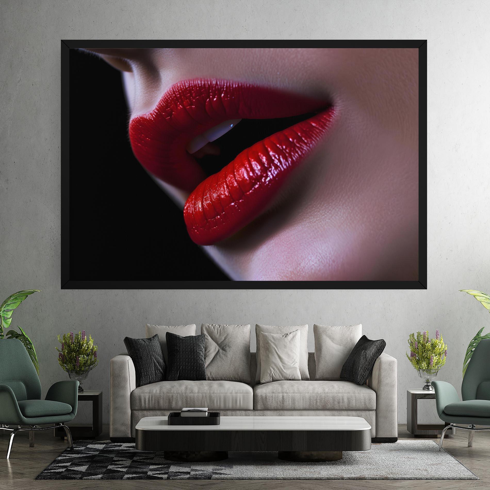 Tablou Canvas Close Up Woman mockup 7