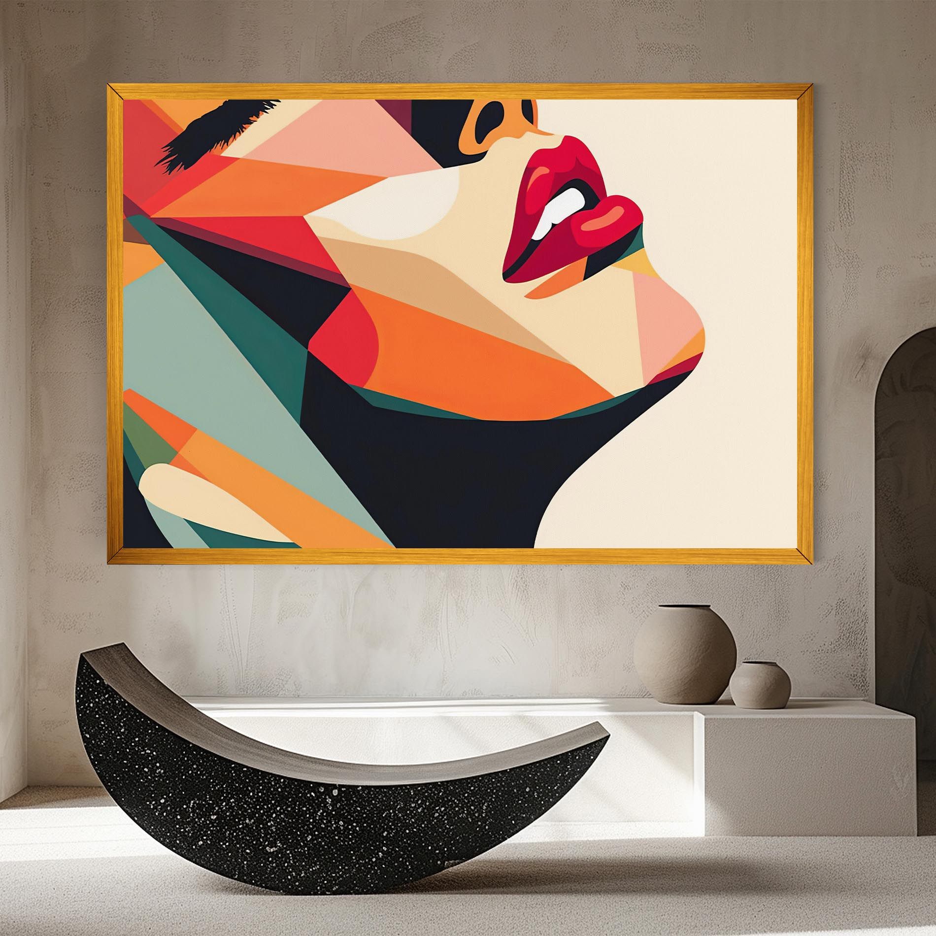 Abstract Lips mockup 8