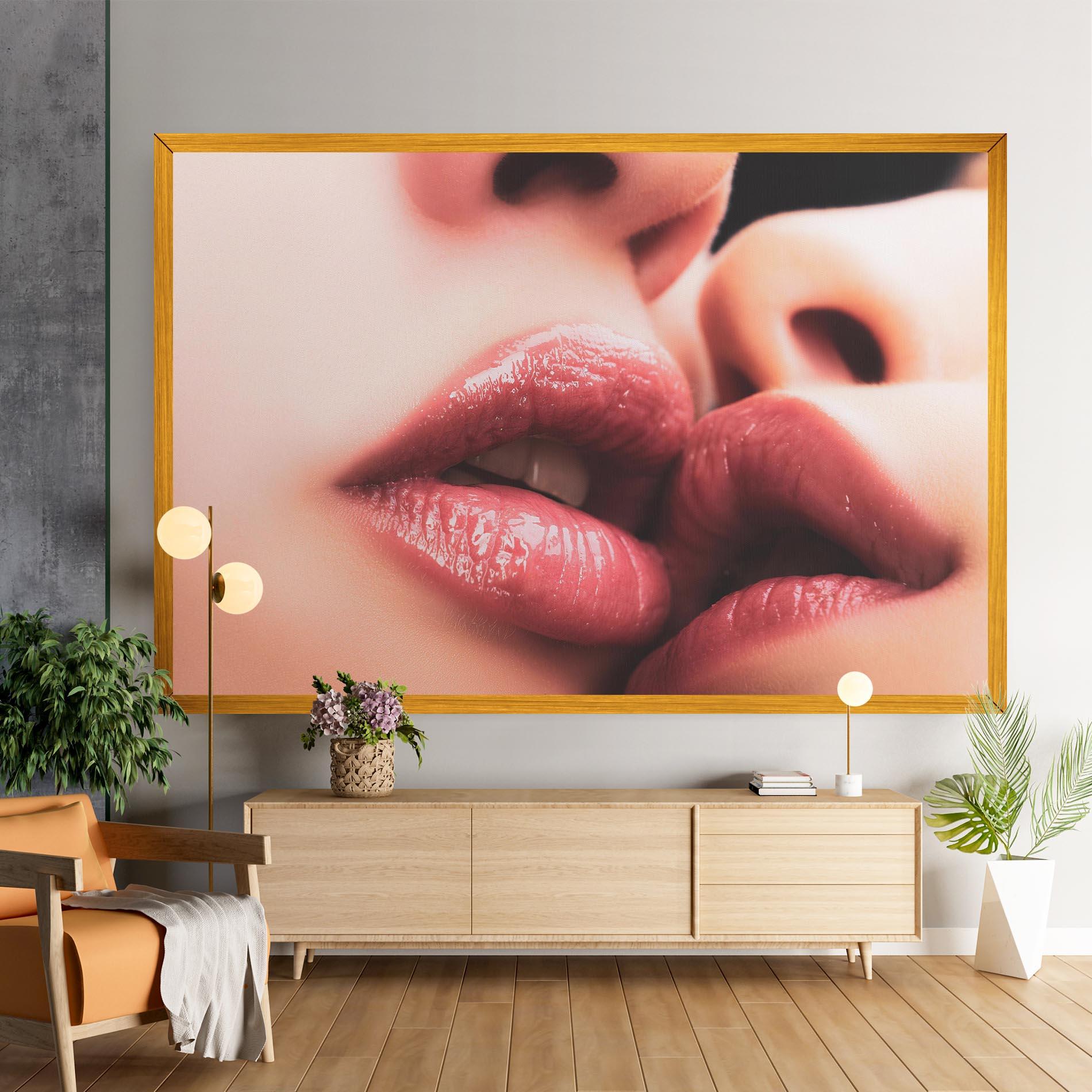 Tablou Canvas Beautiful Lips mockup 9
