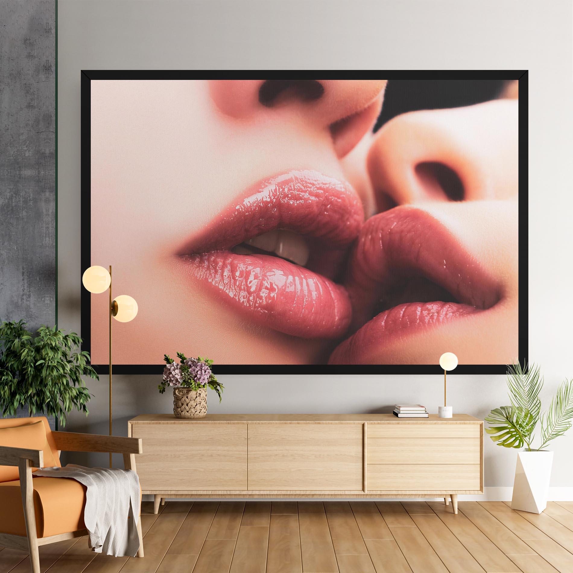Tablou Canvas Beautiful Lips mockup 9