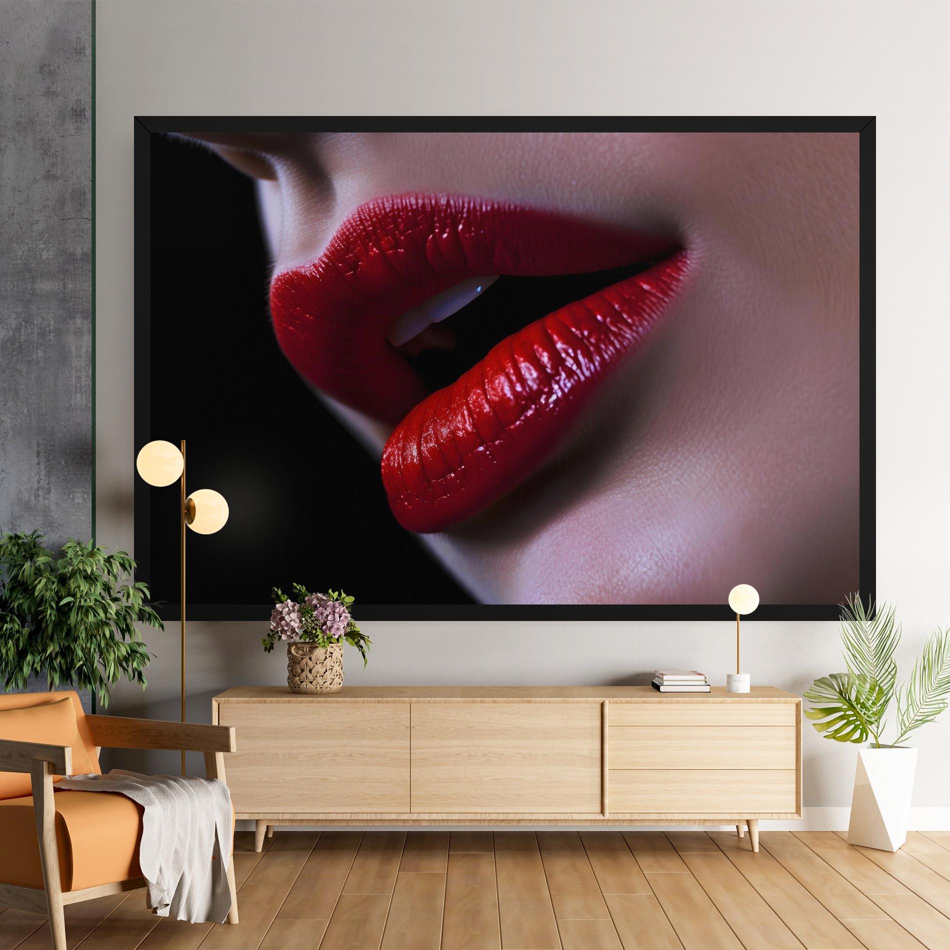 Tablou Canvas Close Up Woman mockup 9