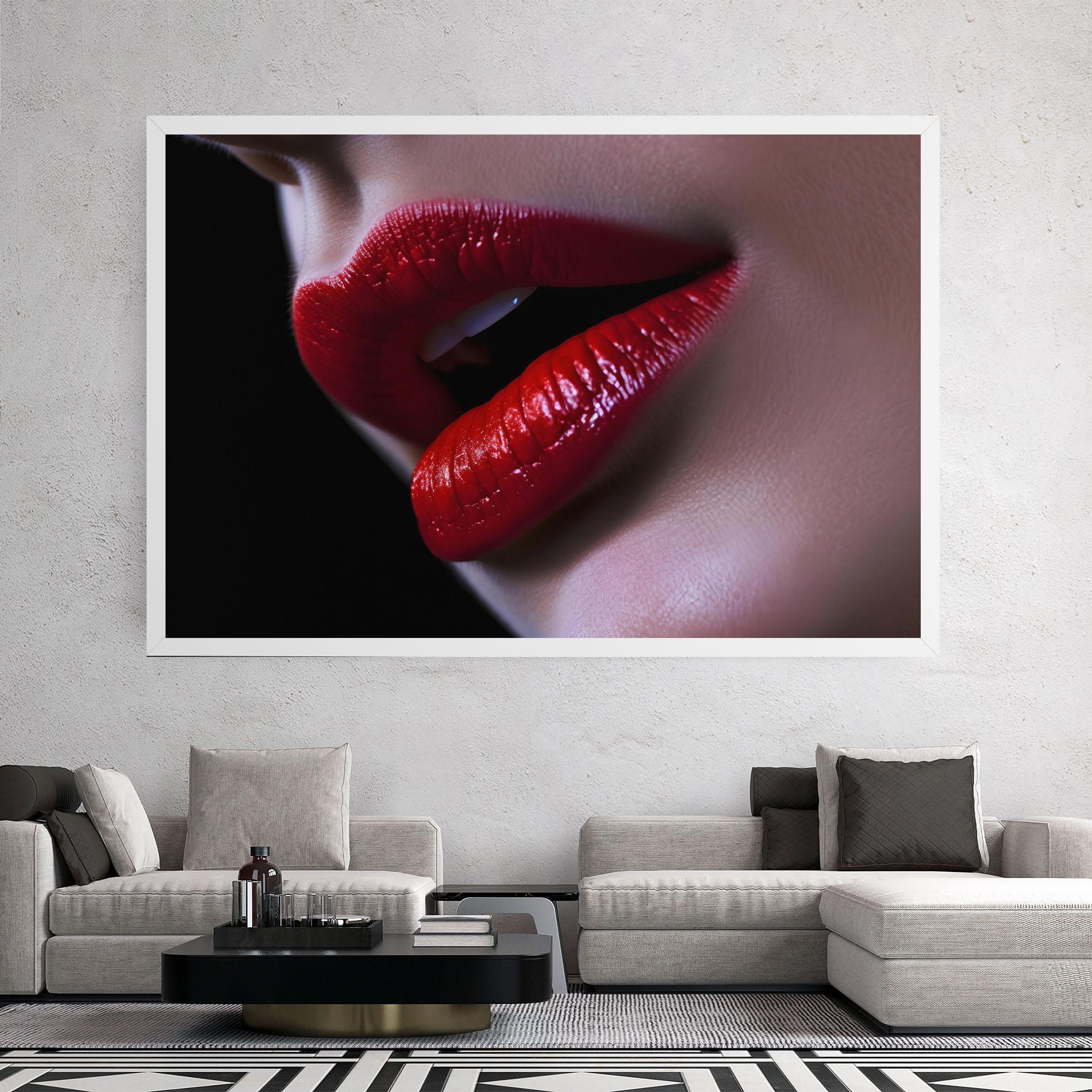 Tablou Canvas Close Up Woman mockup 2