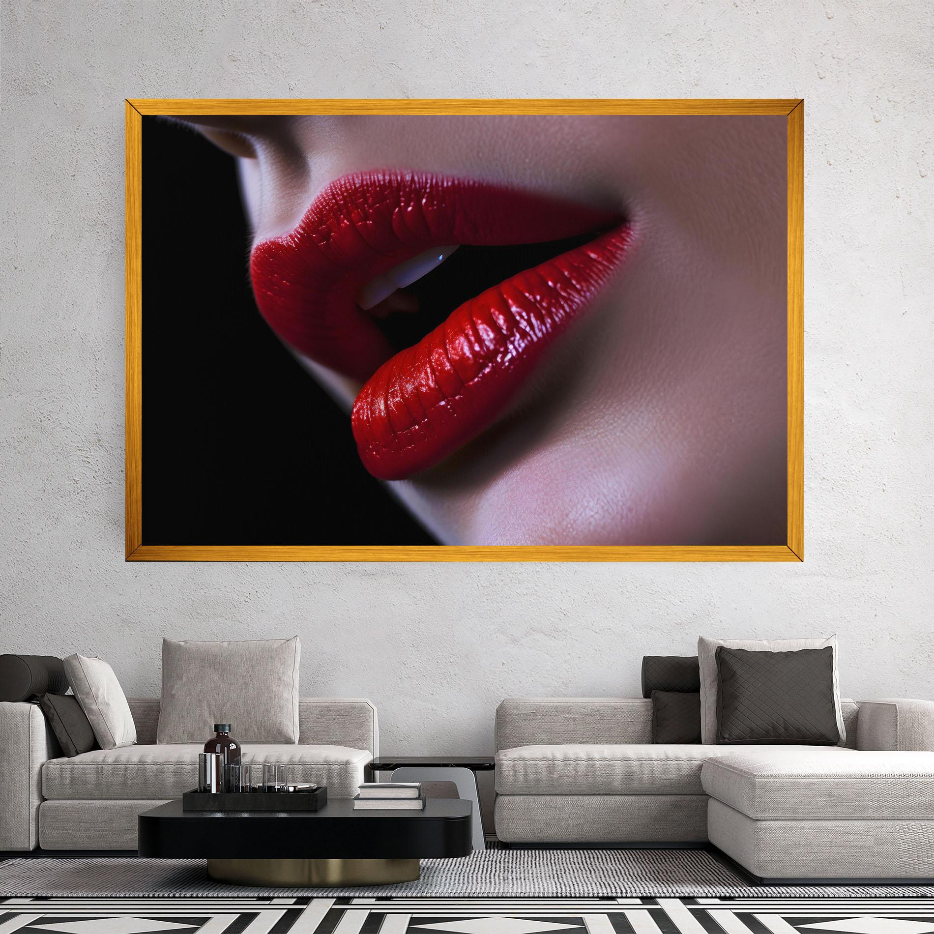 Tablou Canvas Close Up Woman mockup 2