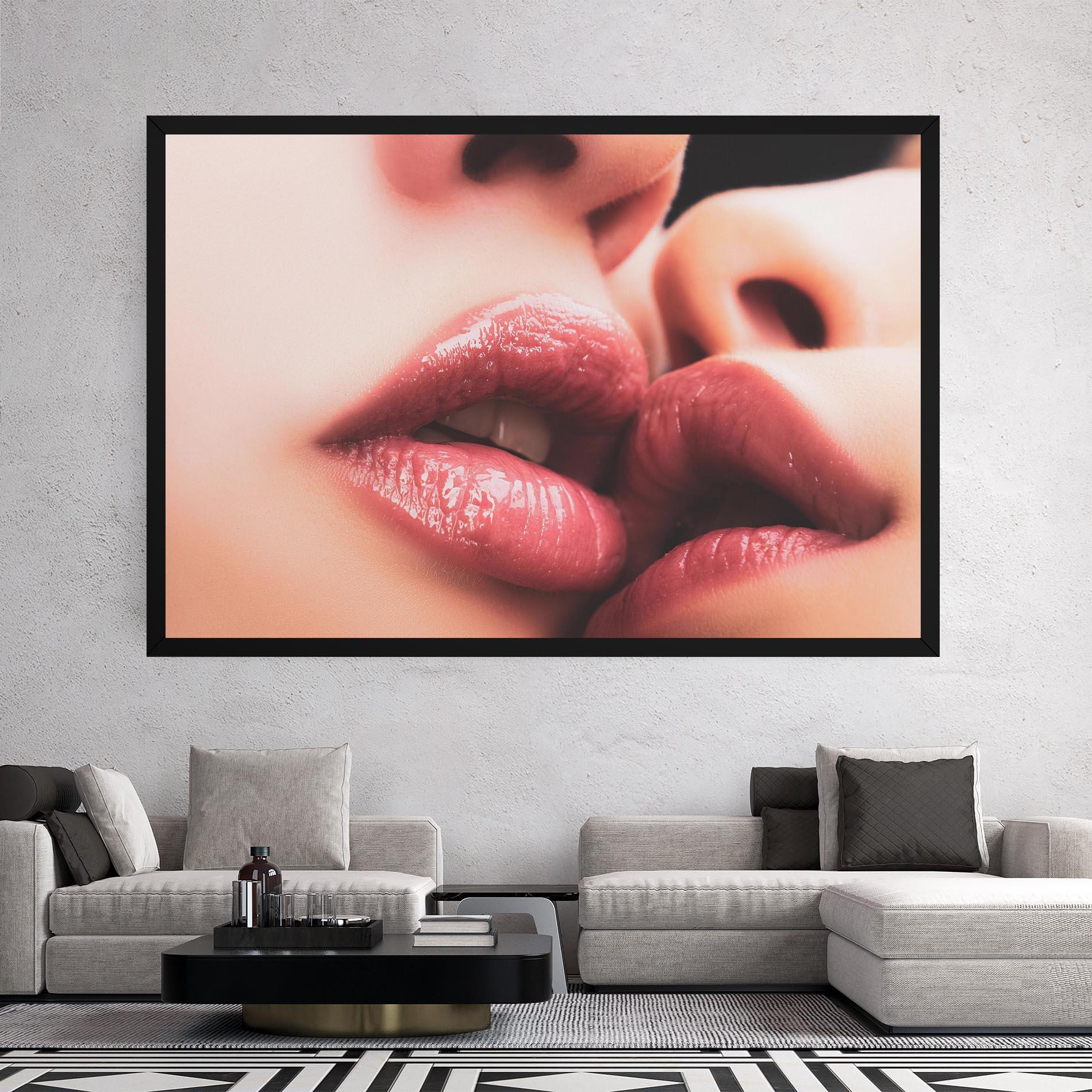Tablou Canvas Beautiful Lips mockup 2