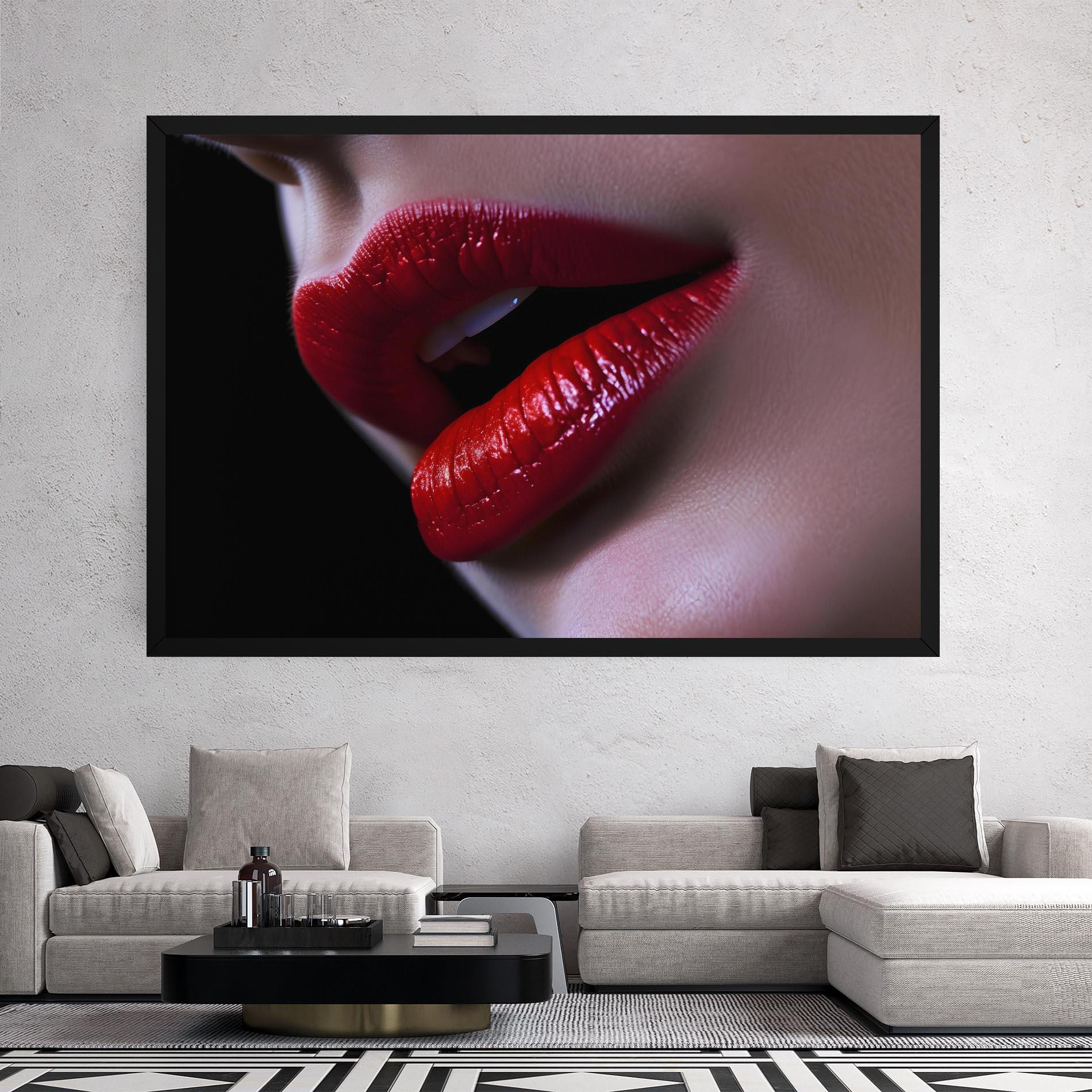 Tablou Canvas Close Up Woman mockup 2