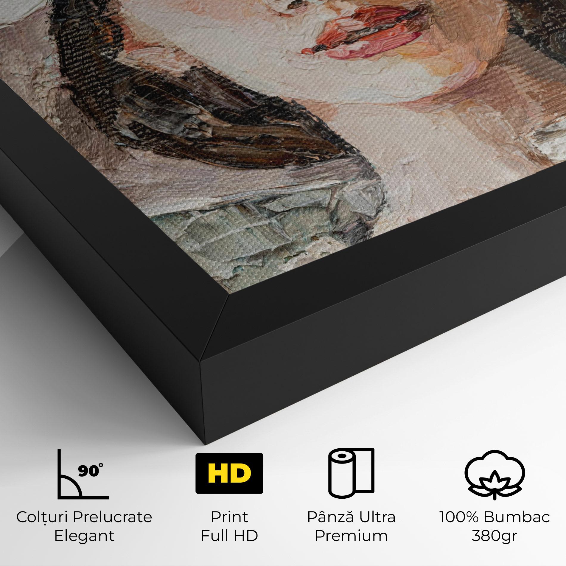 Tablou Canvas White Lady mockup 4