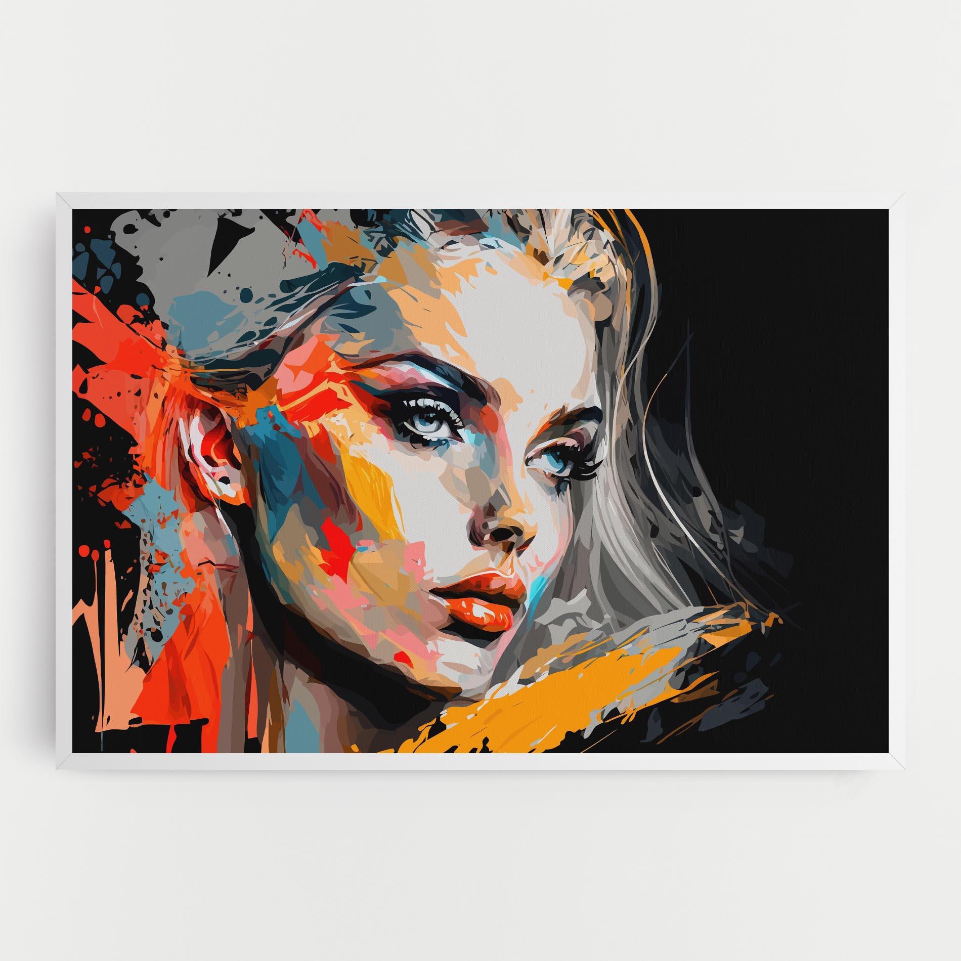 Tablou Canvas Blue Eye Face mockup 0