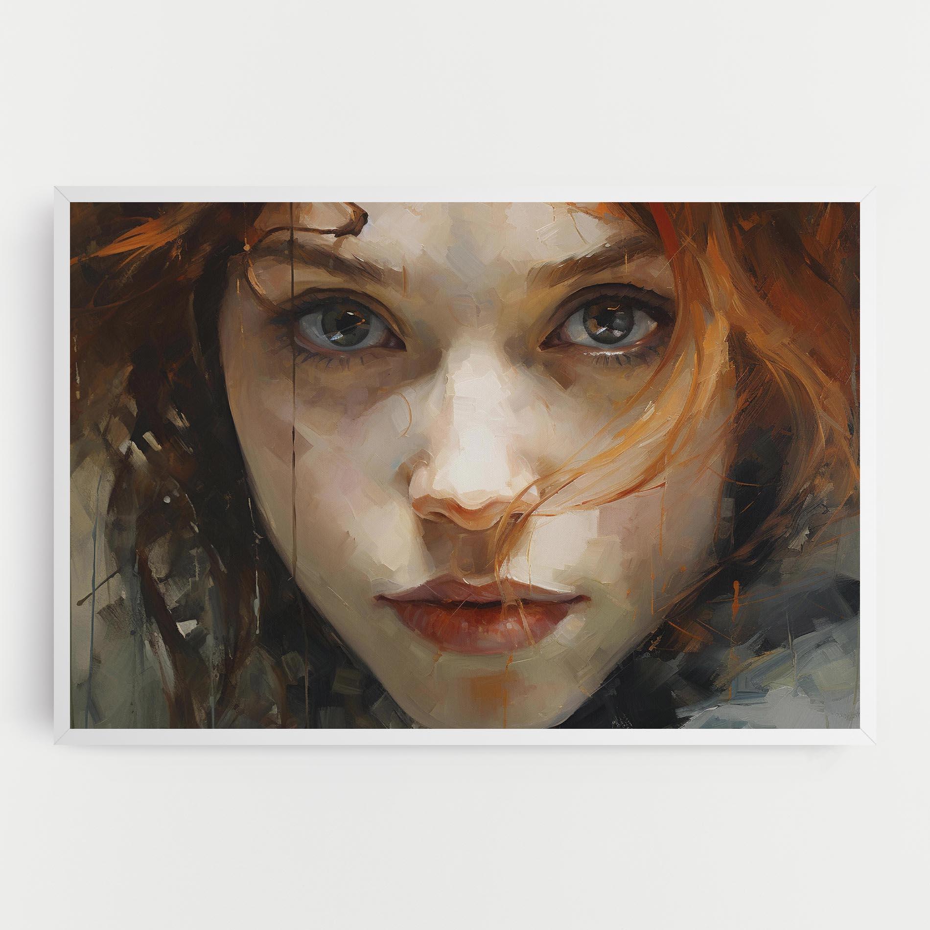 Tablou Canvas Portrait Oil Painting mockup 0