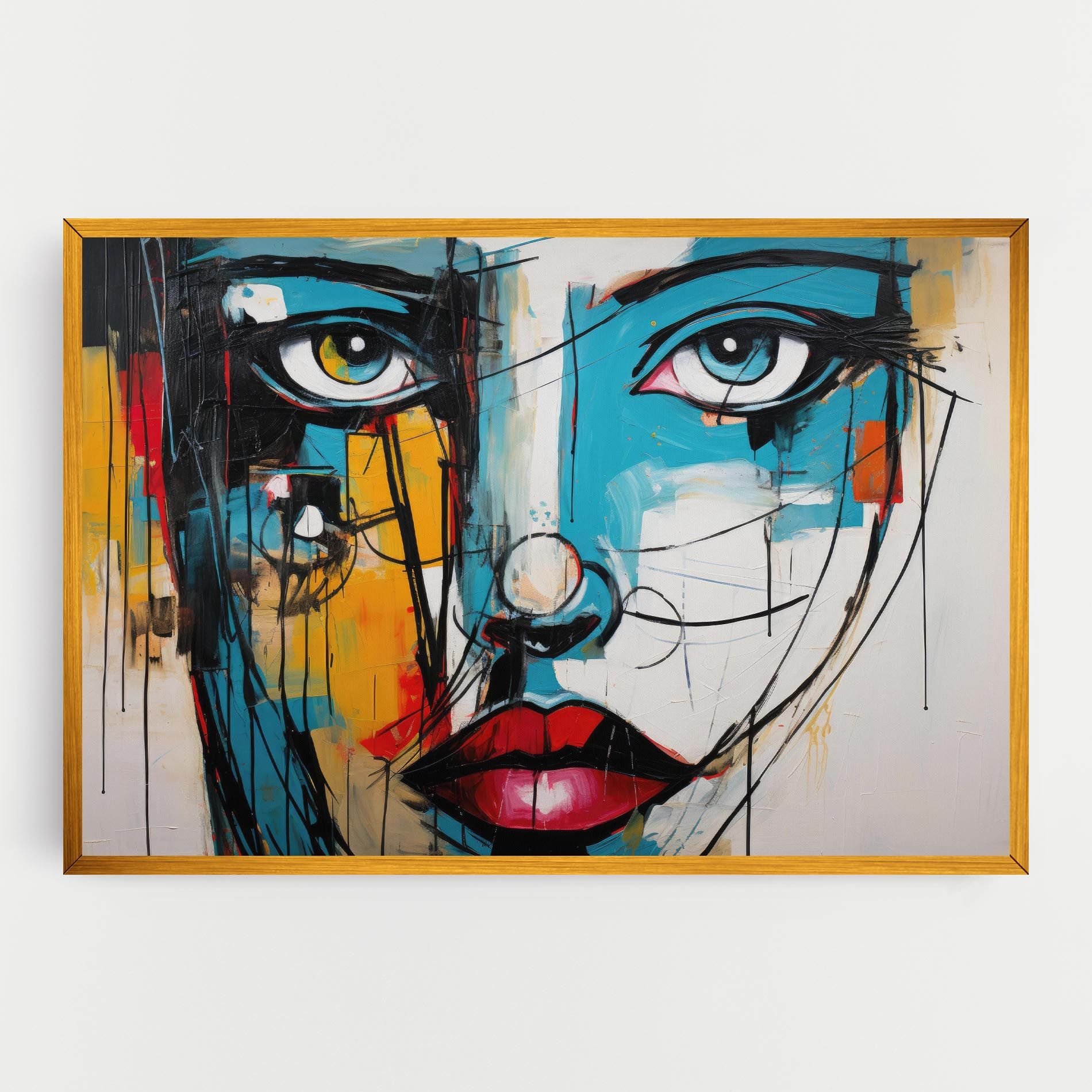 Abstract Drawing Portret mockup 0