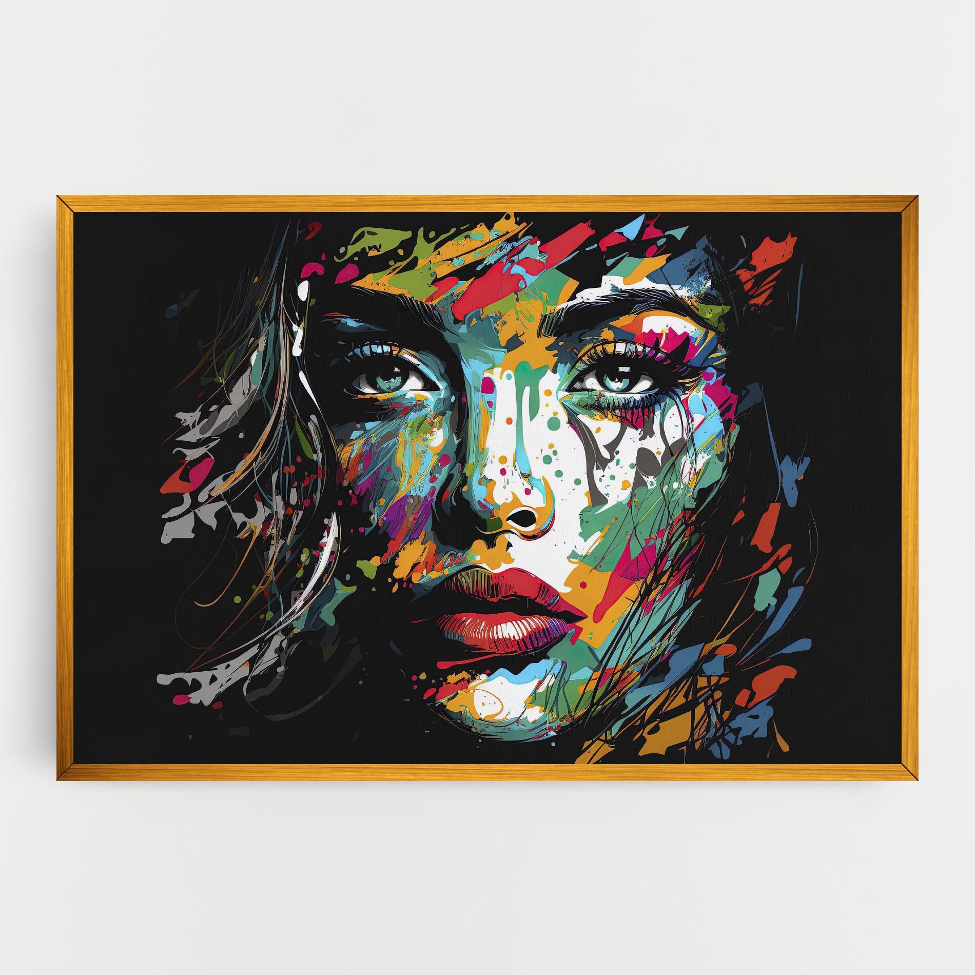 Tablou Canvas Abstract Stylish Portrait mockup 0