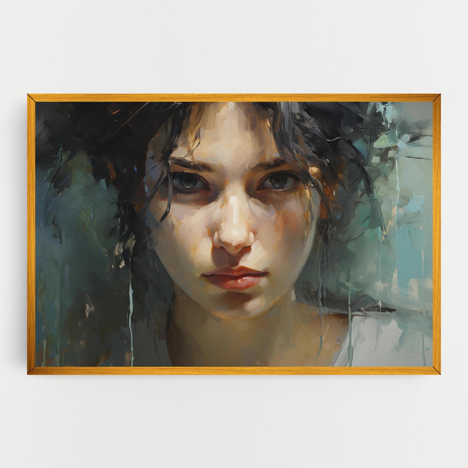 Tablou Canvas Intense Portrait mockup 0