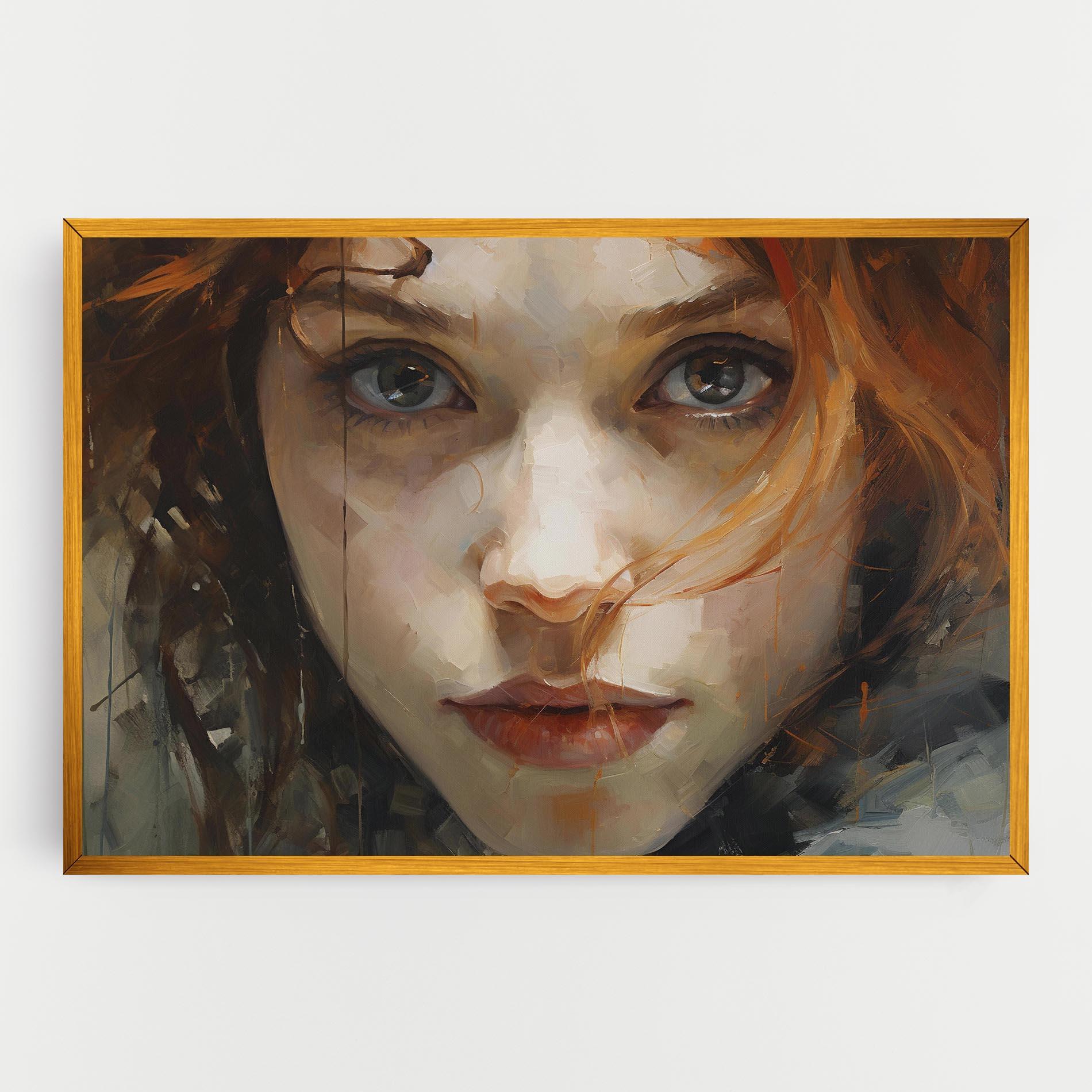Tablou Canvas Portrait Oil Painting mockup 0