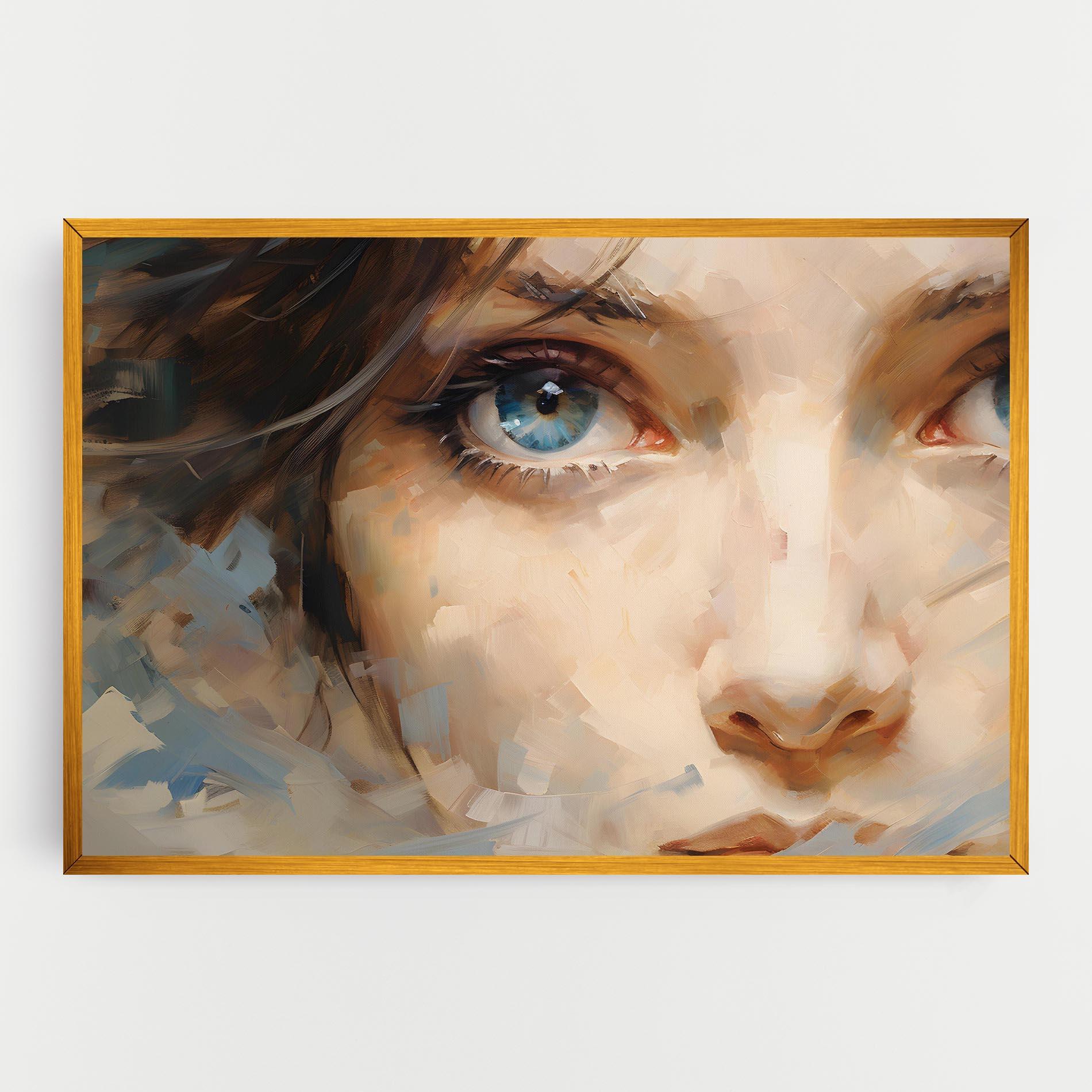 Tablou Canvas Pupil Blue Iris mockup 0