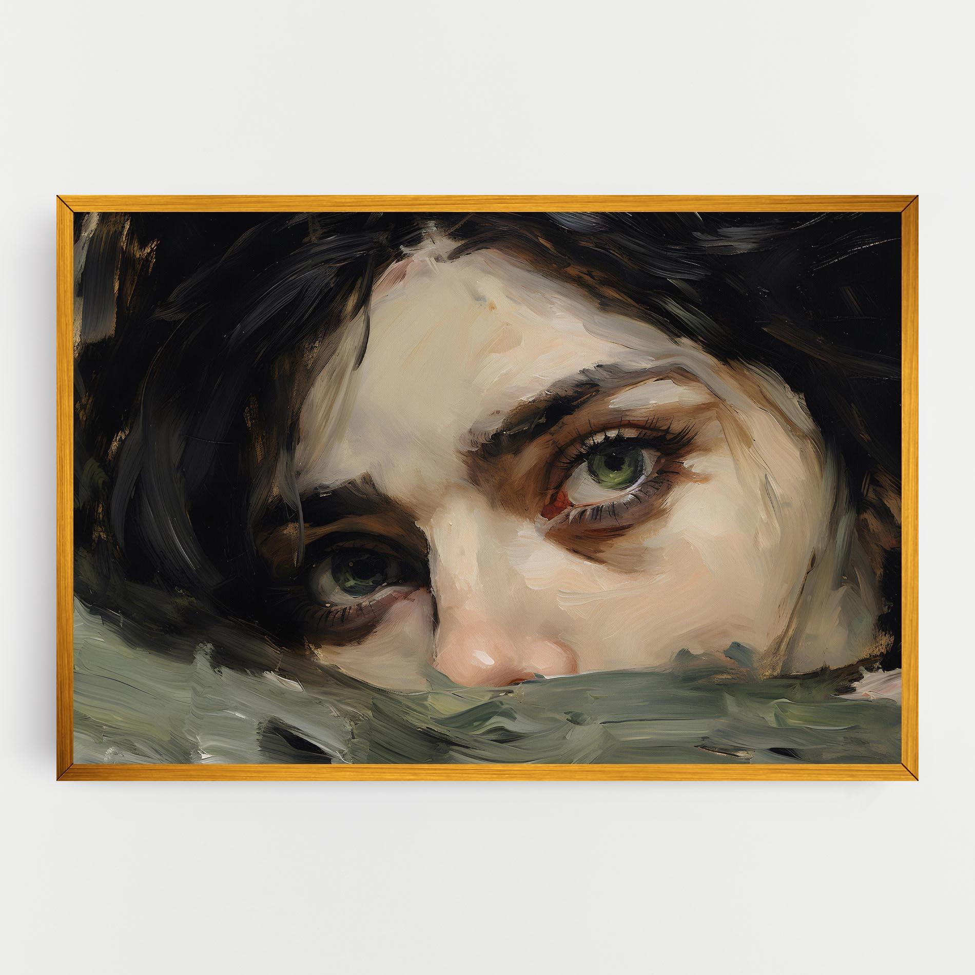 Tablou Canvas Pupil Green Iris mockup 0