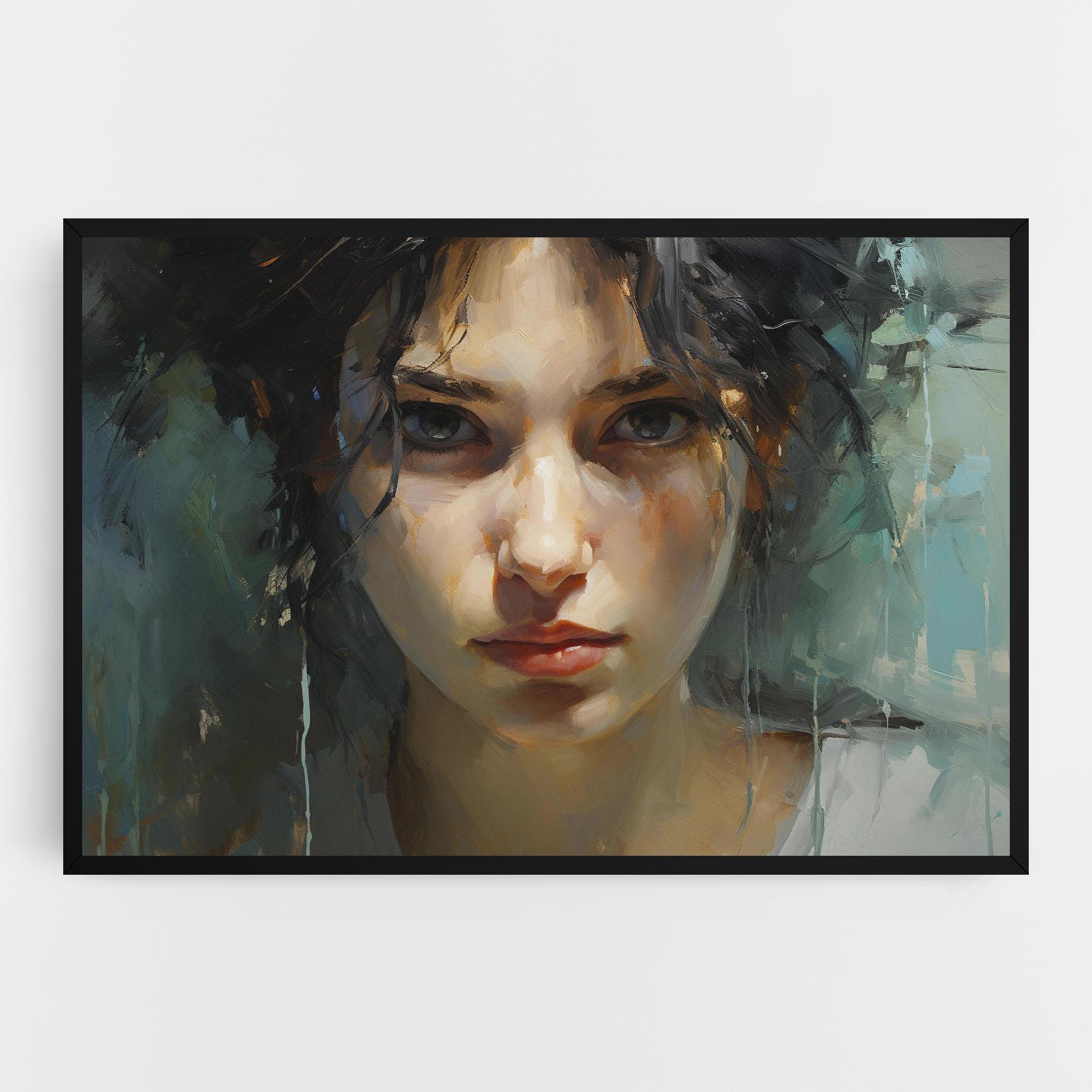 Tablou Canvas Intense Portrait mockup 0