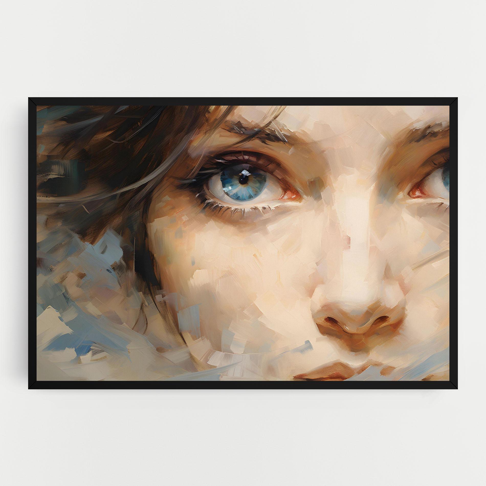 Tablou Canvas Pupil Blue Iris mockup 0